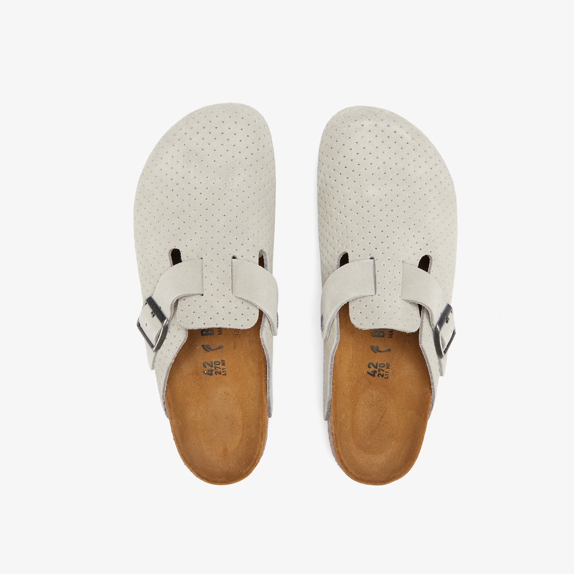 Birkenstock Boston Vl Dotted Erkek Gri Terlik