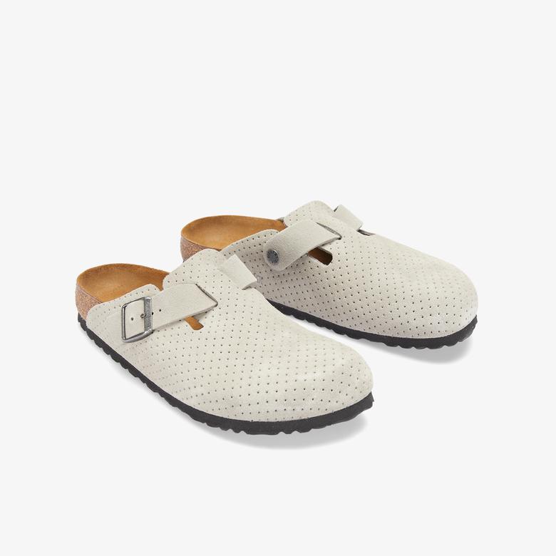 Birkenstock Boston Vl Dotted Erkek Gri Terlik