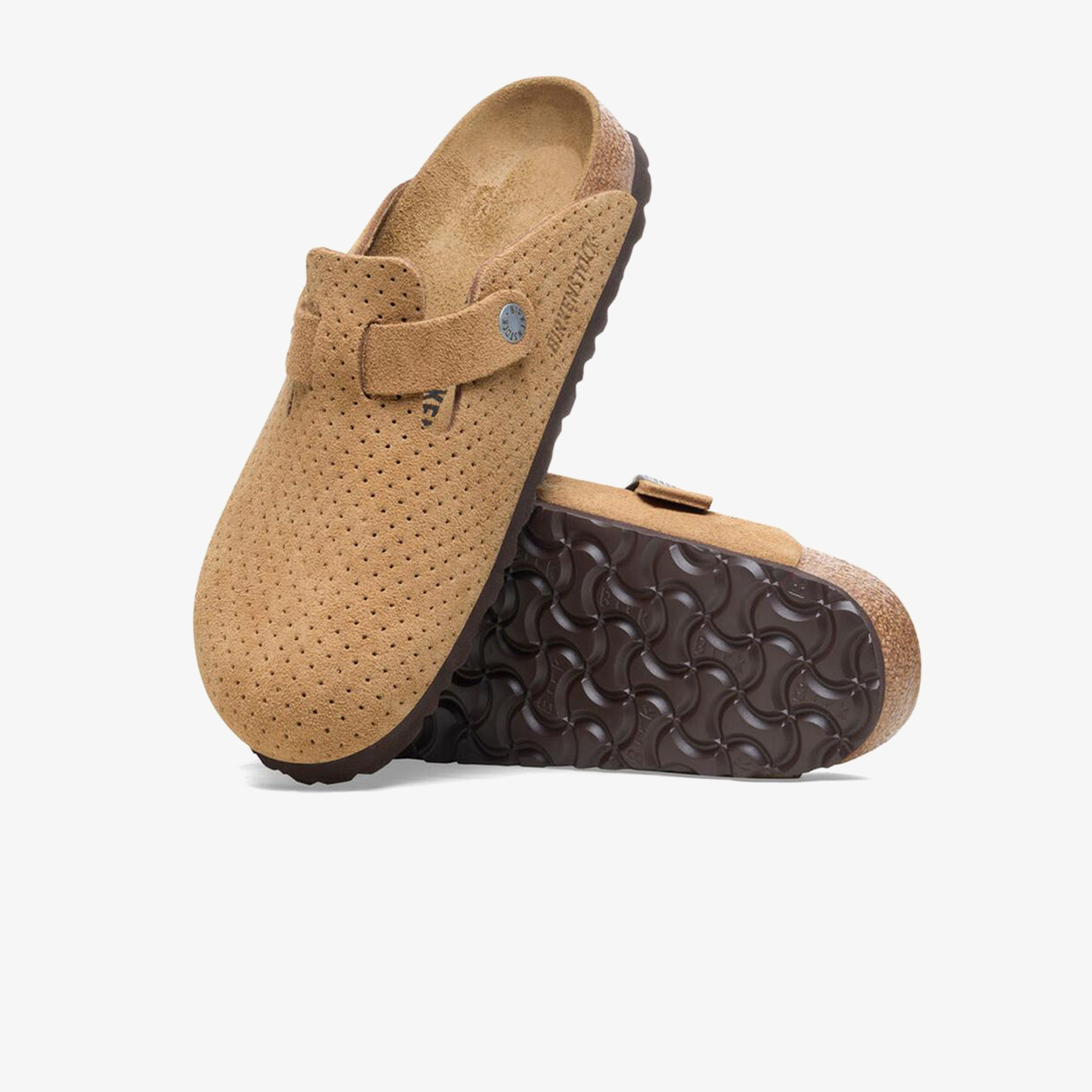 Birkenstock Boston Vl Dotted Kadın Bej Terlik