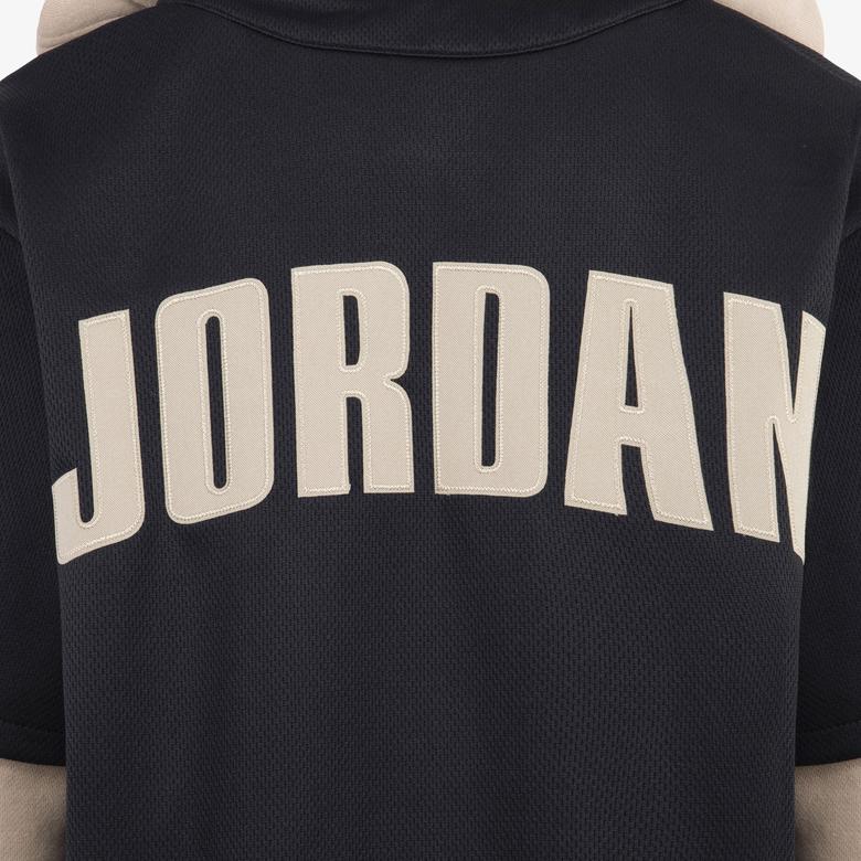 Jordan Jdb Hooded Jumpman  Baseball Çocuk Siyah Kapüşonlu Eşofman Üstü