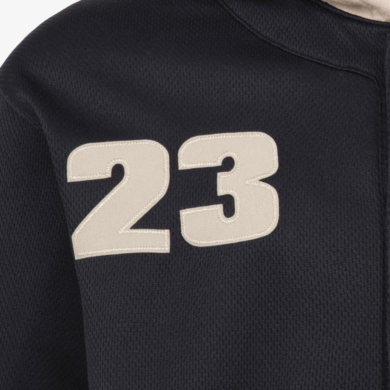 Jordan Jdb Hooded Jumpman  Baseball Çocuk Siyah Kapüşonlu Eşofman Üstü