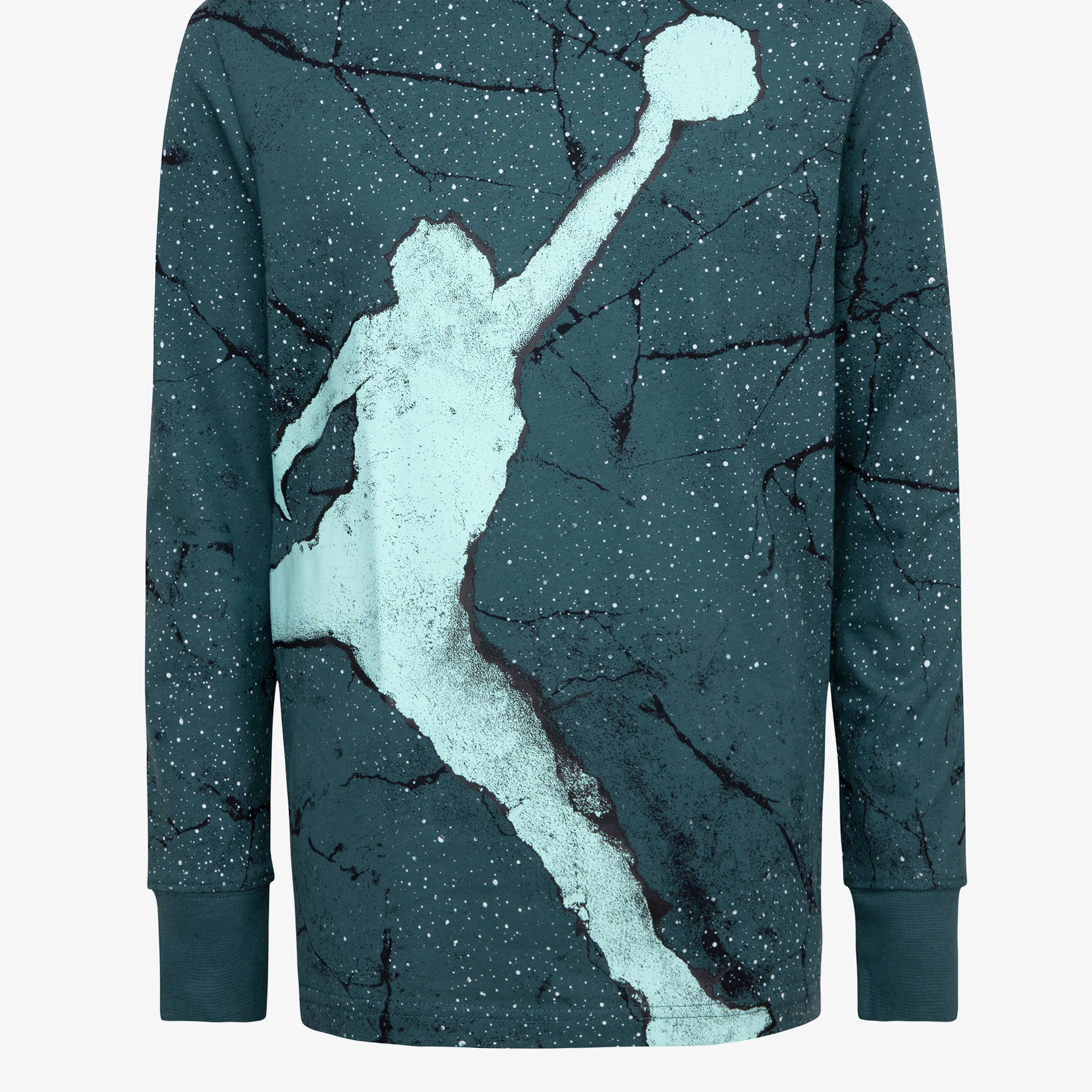 Jordan Jdb Jumpman Cement  Çocuk Yeşil Uzun Kol T-Shirt