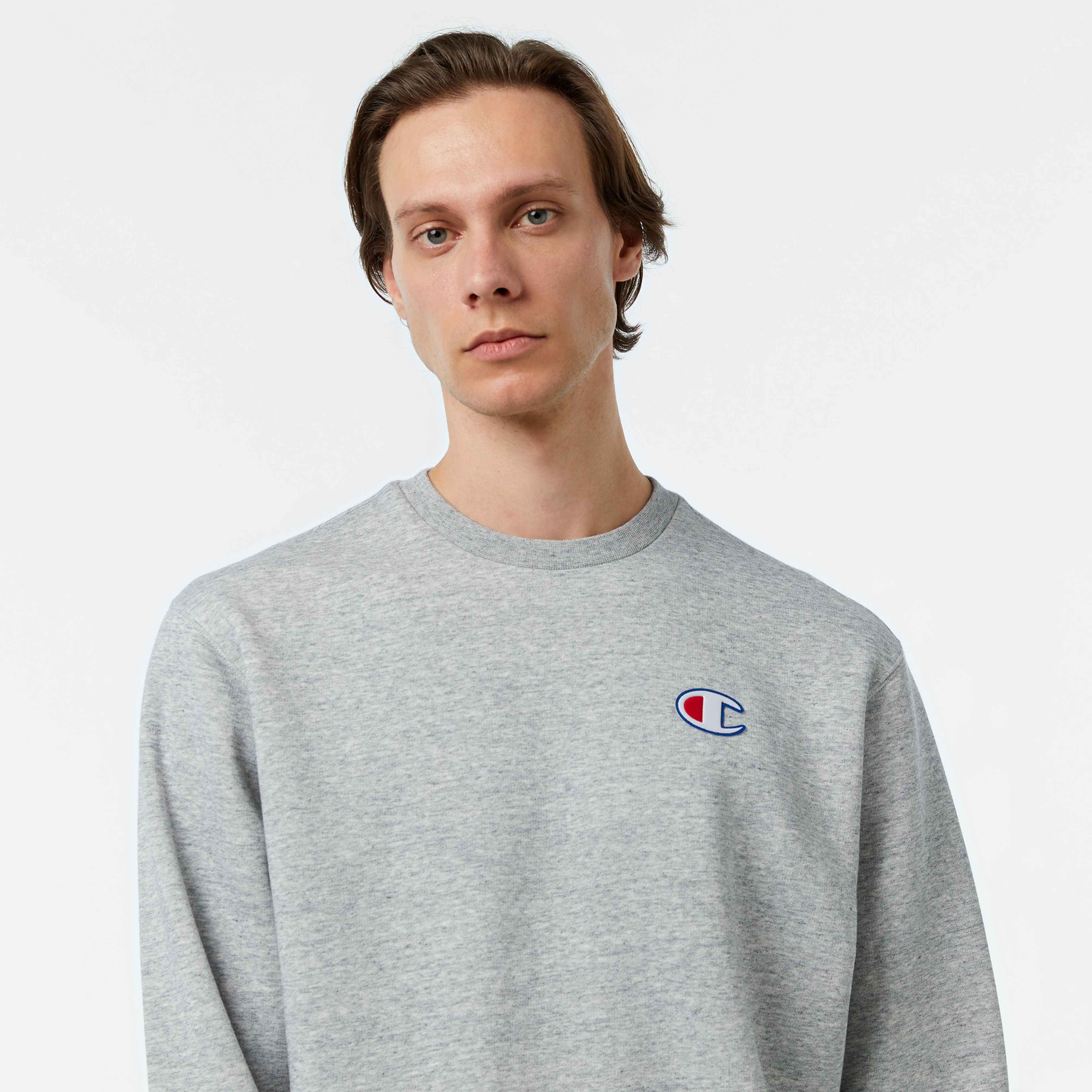 Champion Classic Erkek Gri Sweatshirt