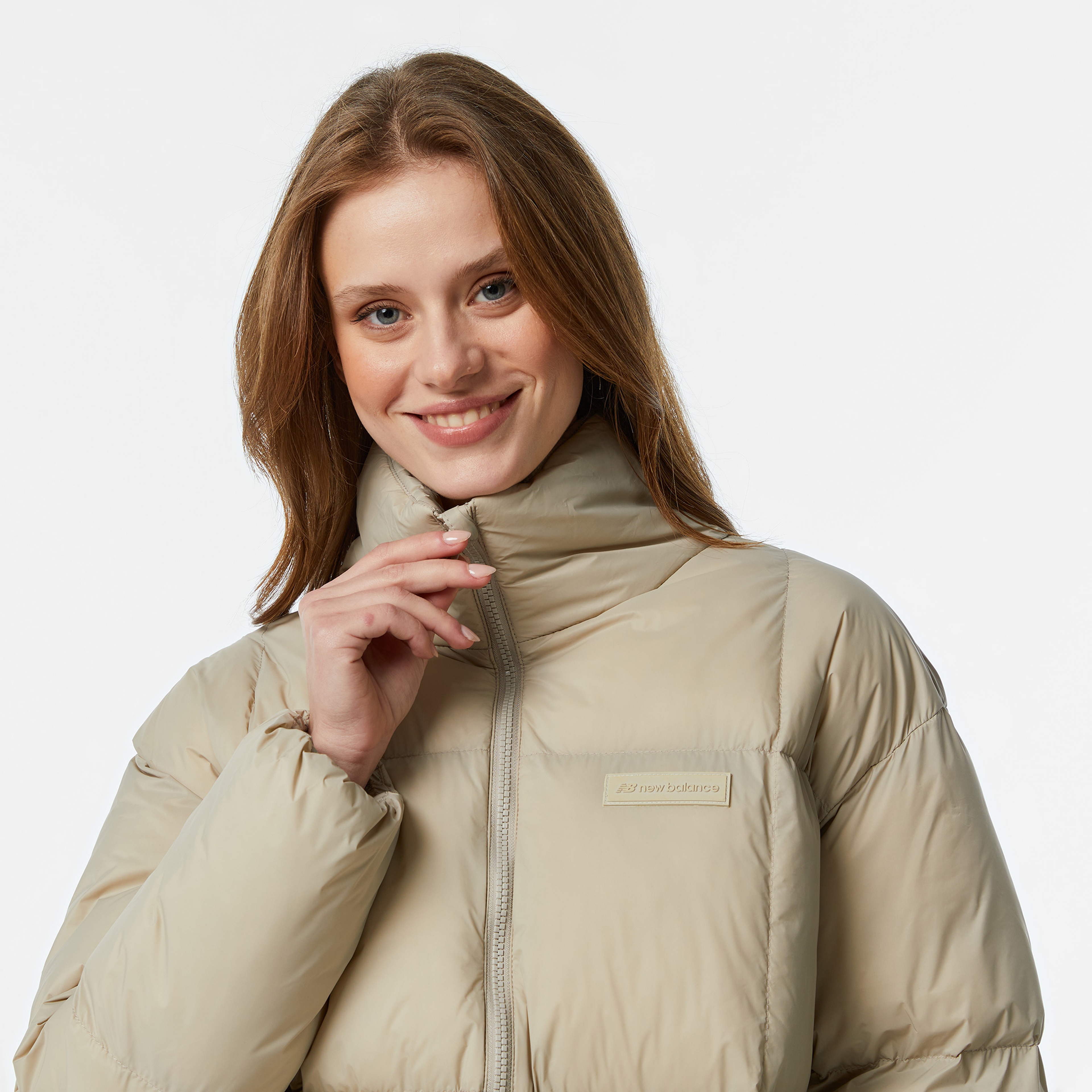 New Balance Lifestyle Kadın Krem Ceket