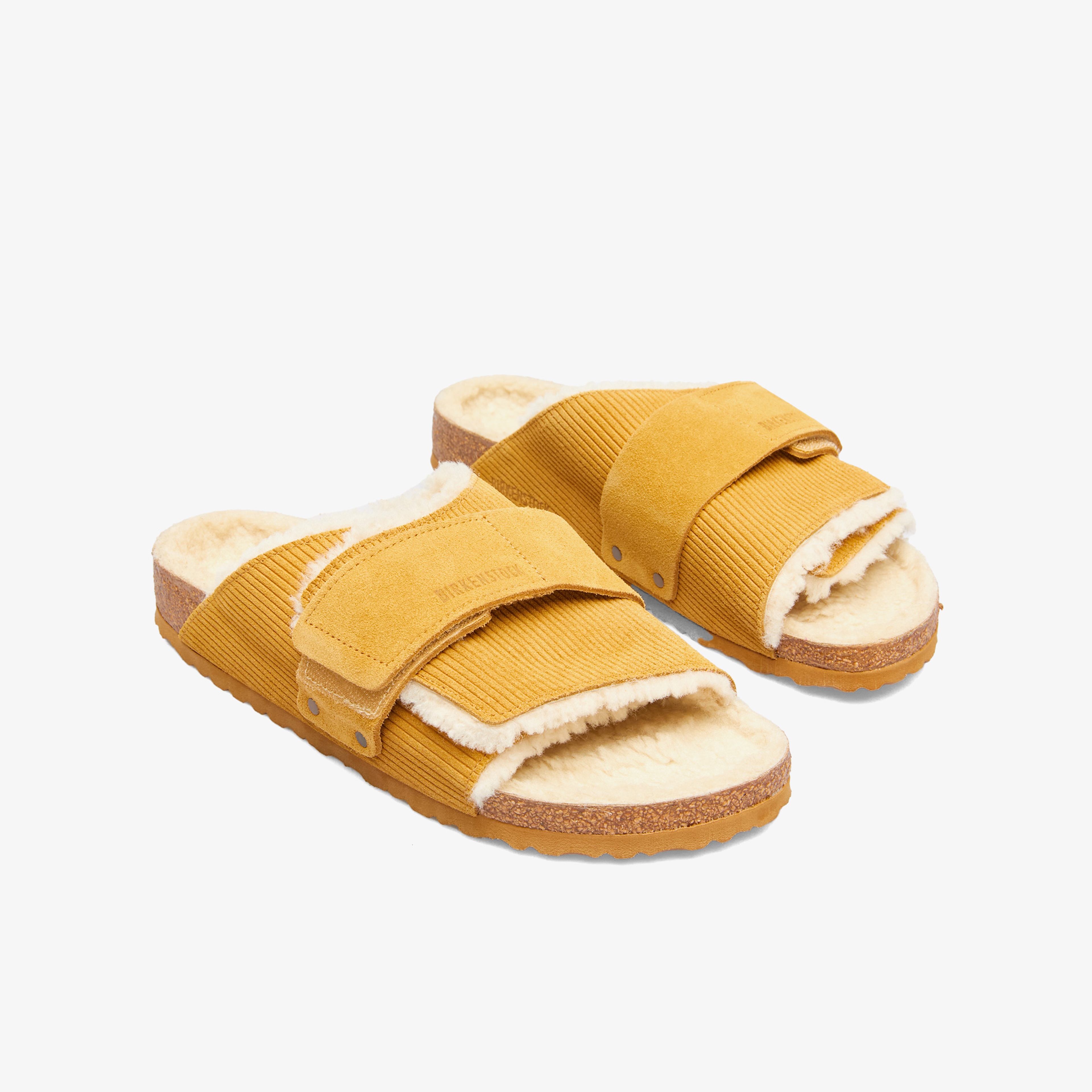 Birkenstock Kyoto Teddy Gepragt Erkek Kahverengi Terlik