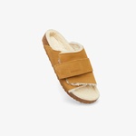 Birkenstock Kyoto Teddy Gepragt Erkek Kahverengi Terlik