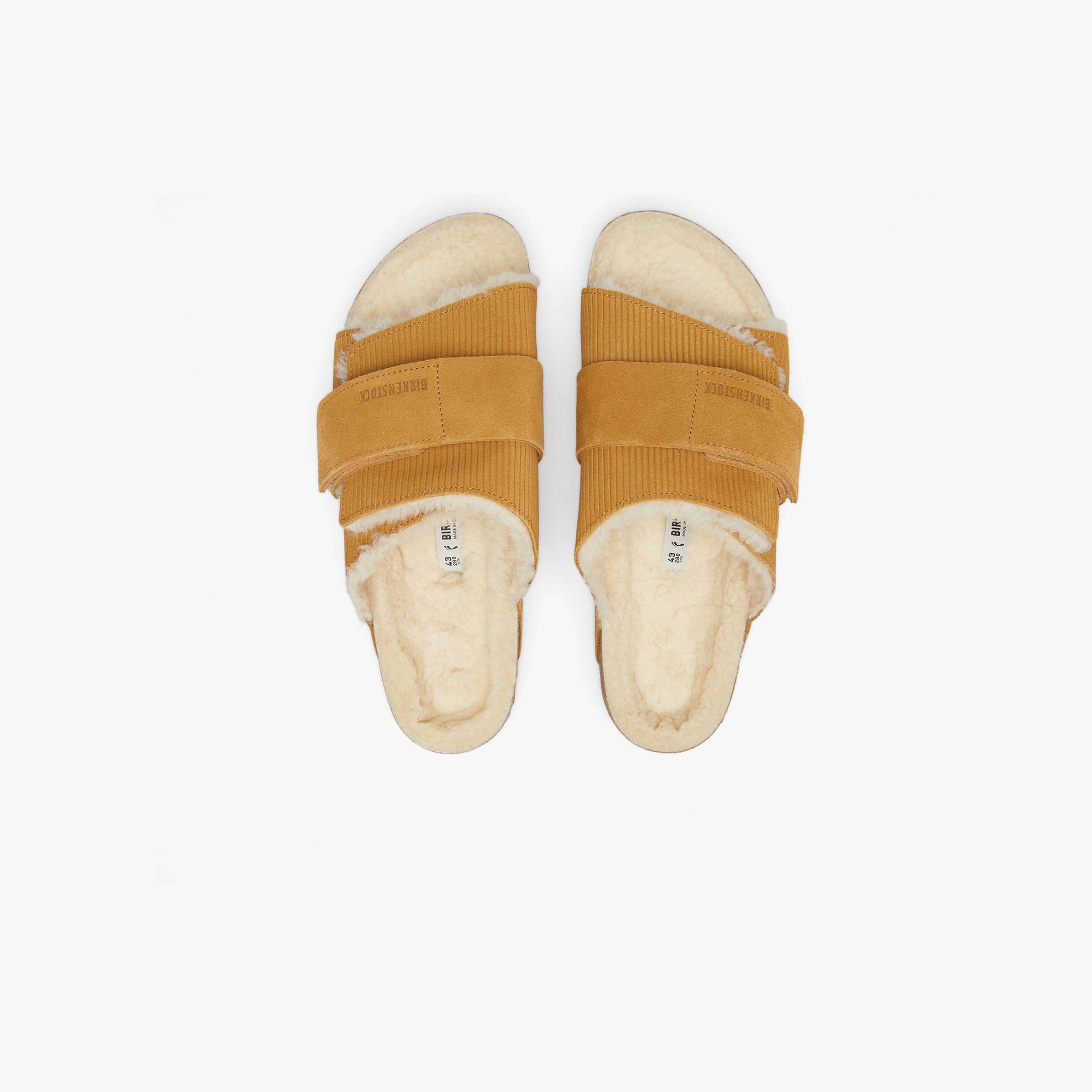 Birkenstock Kyoto Teddy Gepragt Erkek Kahverengi Terlik