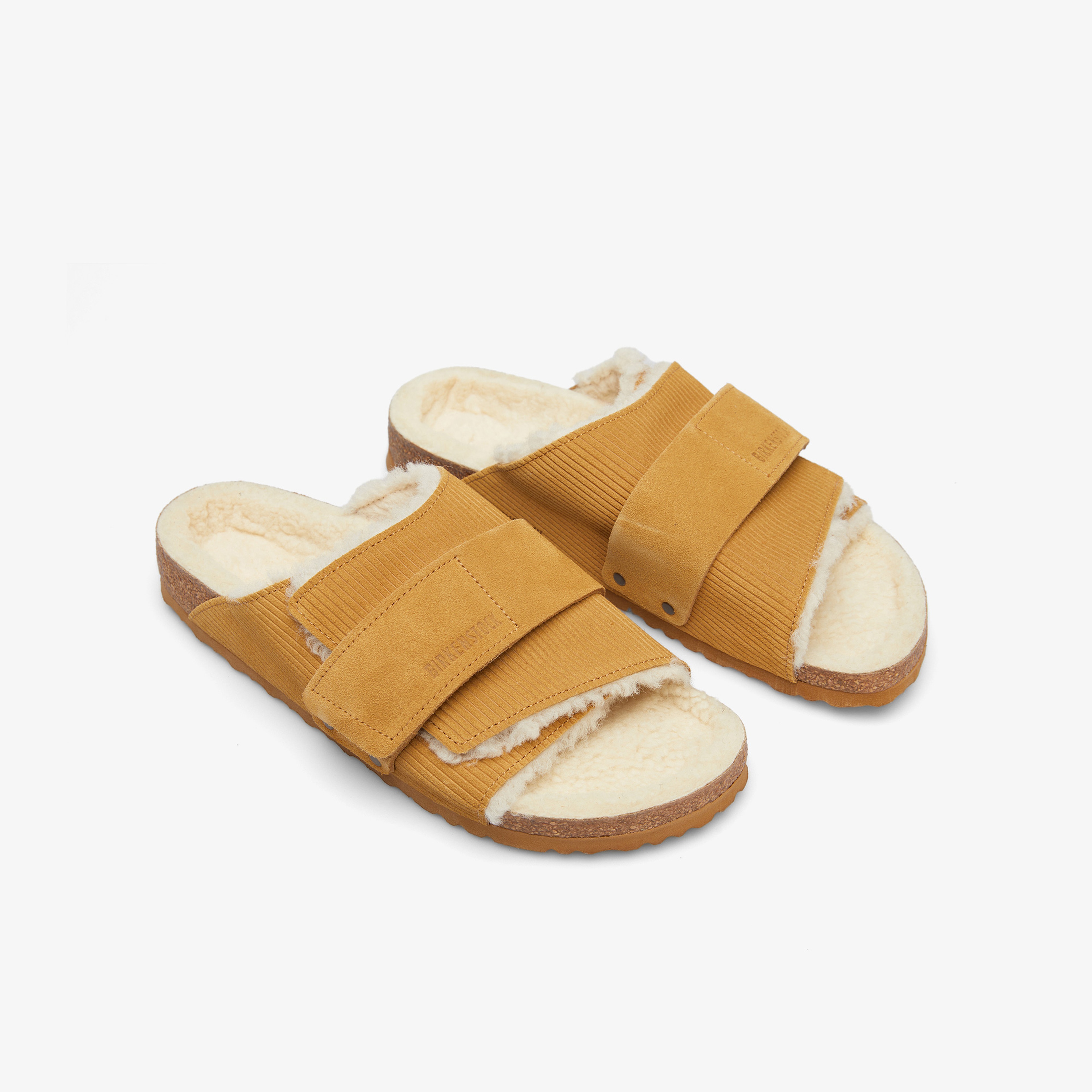 Birkenstock Kyoto Teddy Gepragt Erkek Kahverengi Terlik