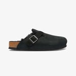 Birkenstock Boston Teddy Vl Gepragt Erkek Siyah Terlik