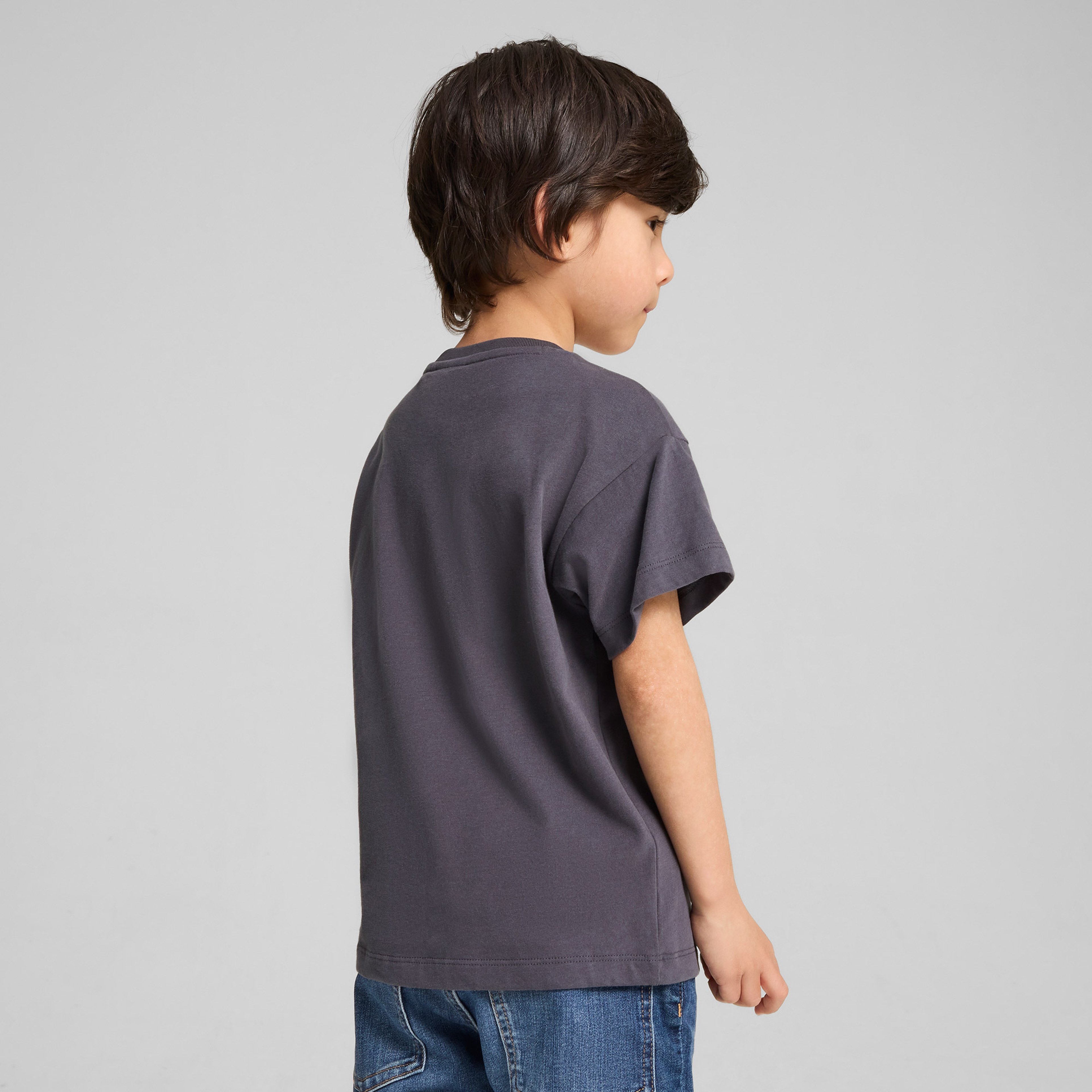 Puma X Trolls Graphic Çocuk Gri T-Shirt