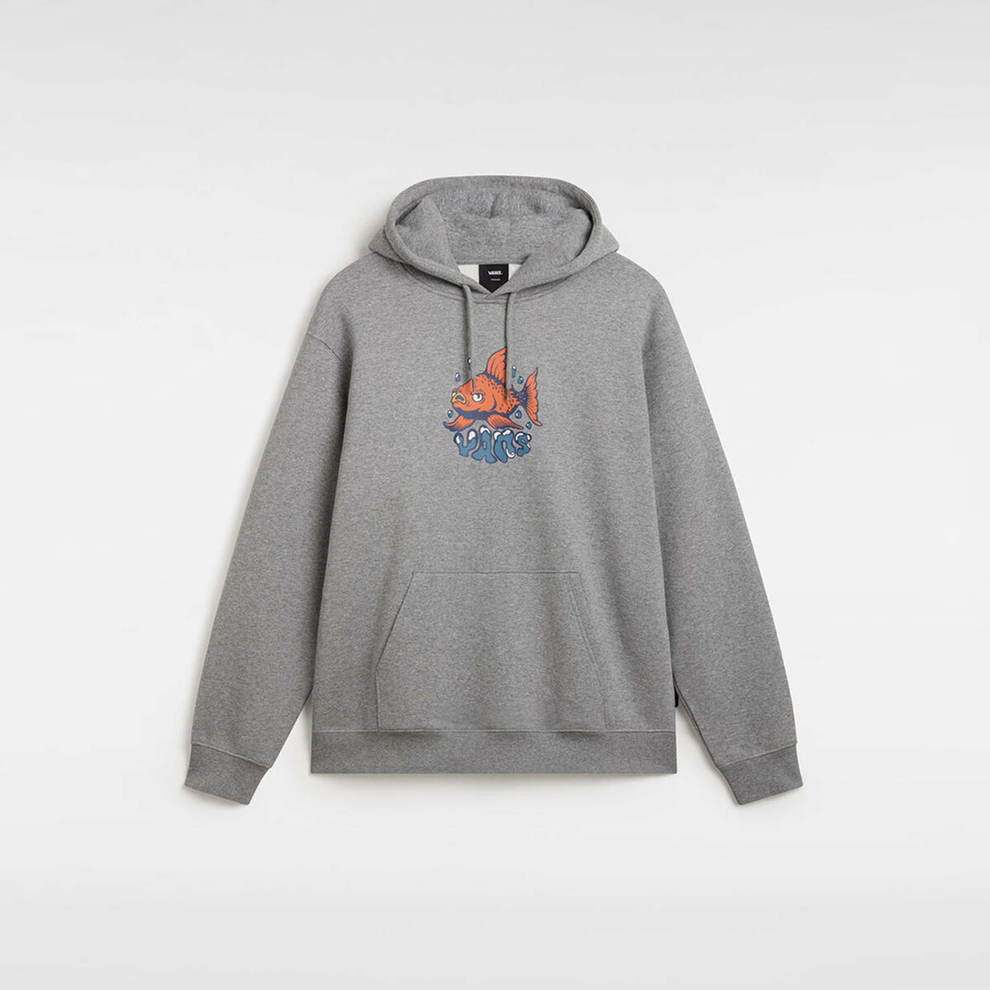 Vans Fish Loose Pullover Erkek Gri Sweatshirt