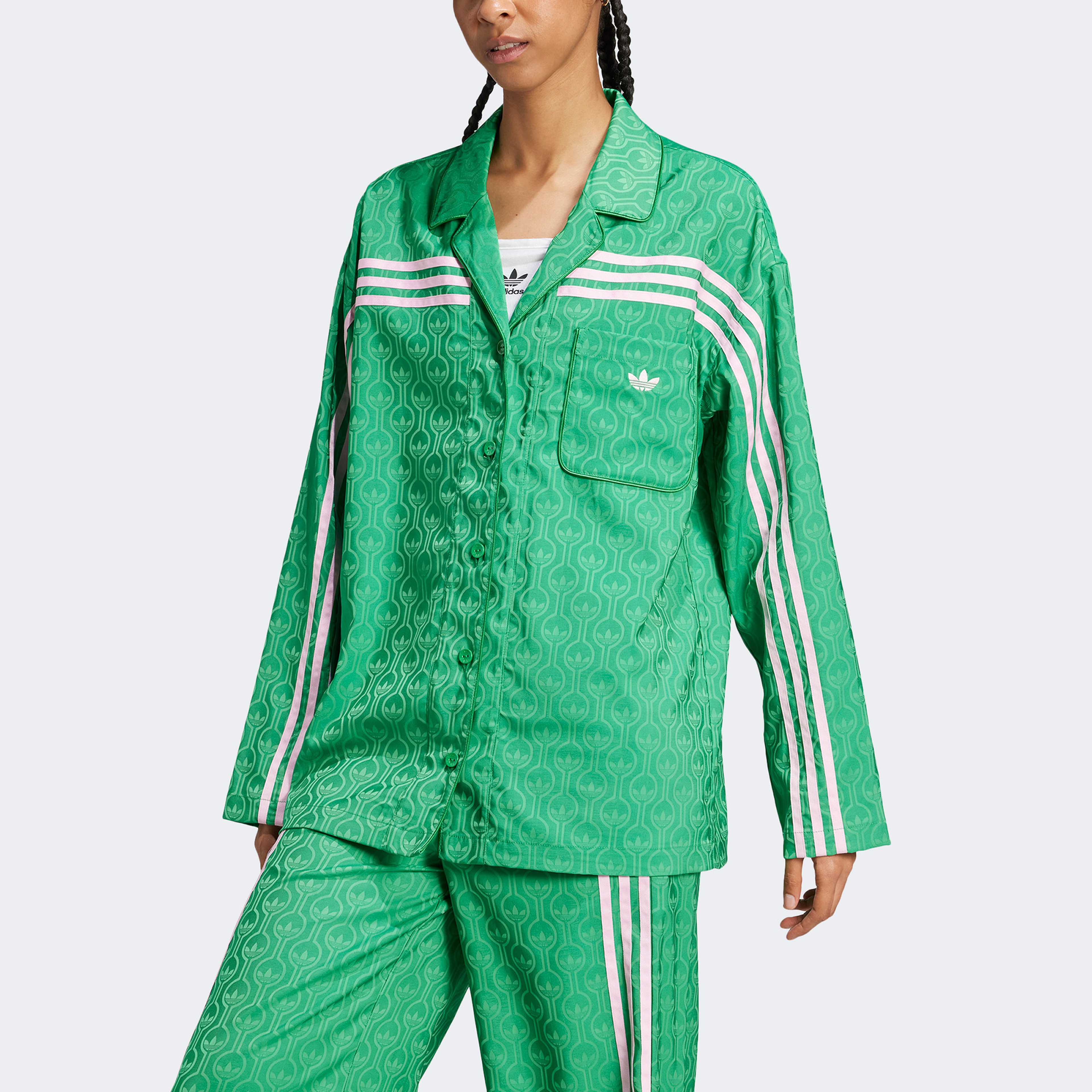 adidas Pyjama Top Kadın Yeşil Ceket