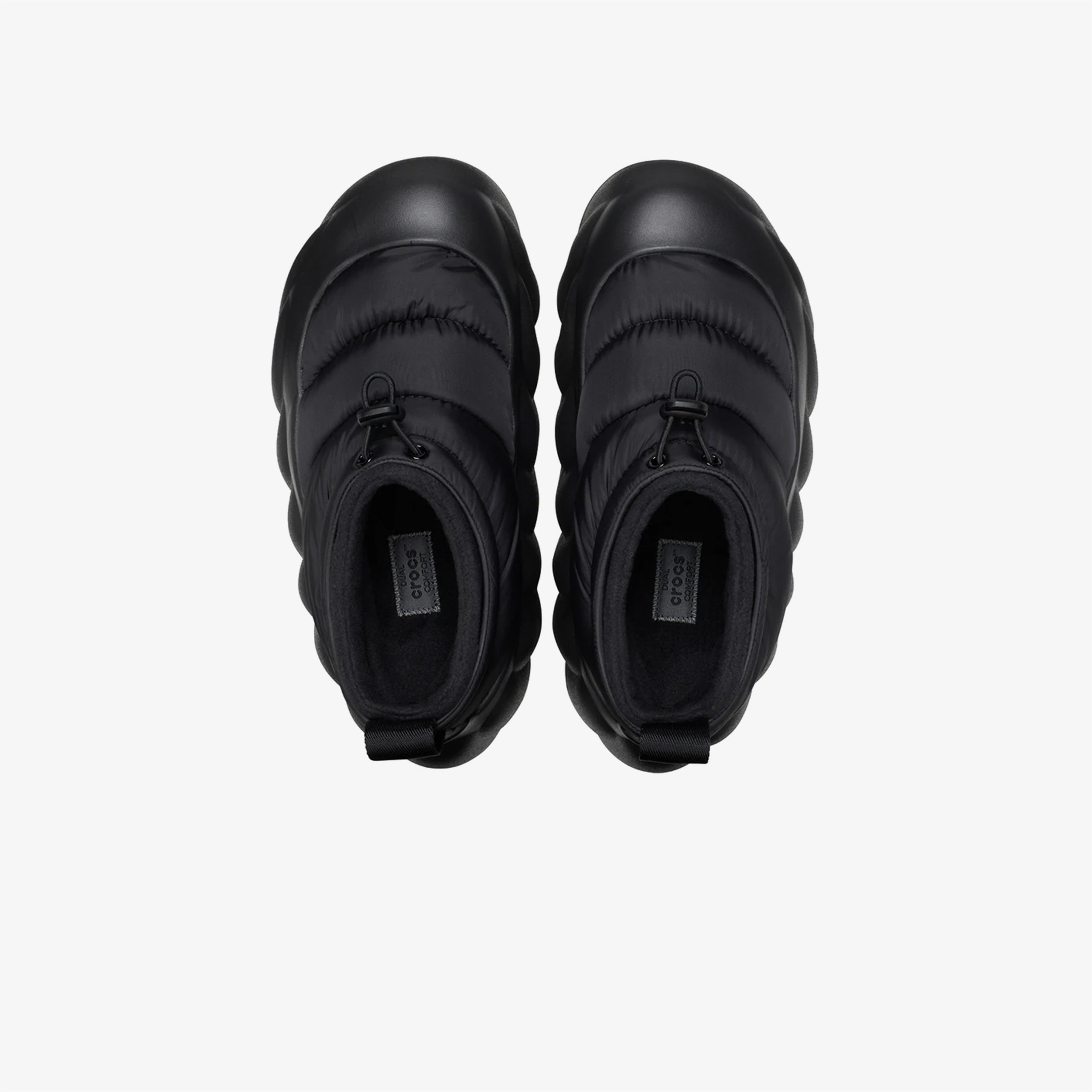 Crocs Overpuff Shorty Kadın Siyah Terlik