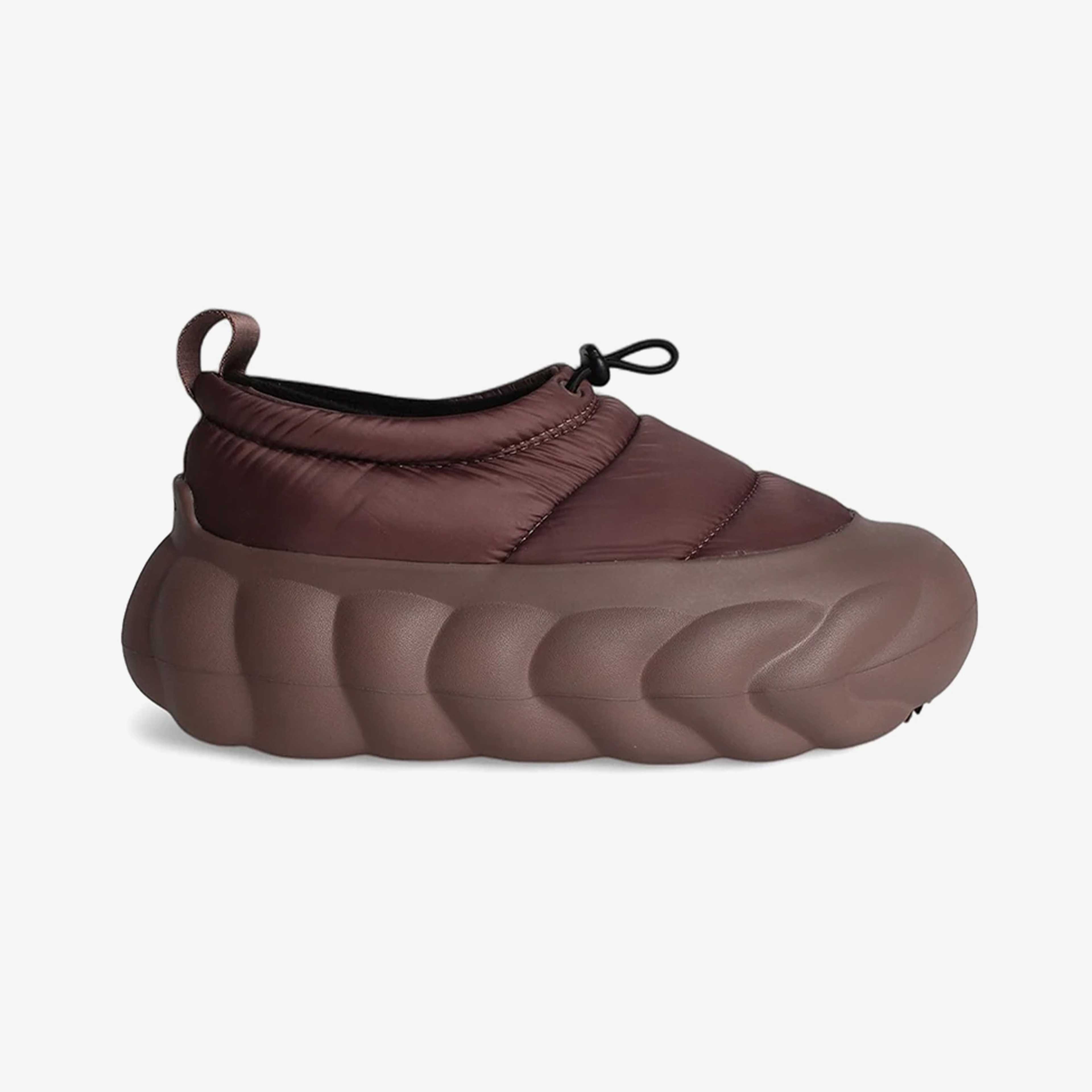 Crocs Overpuff Shorty Kadın Kahverengi Terlik