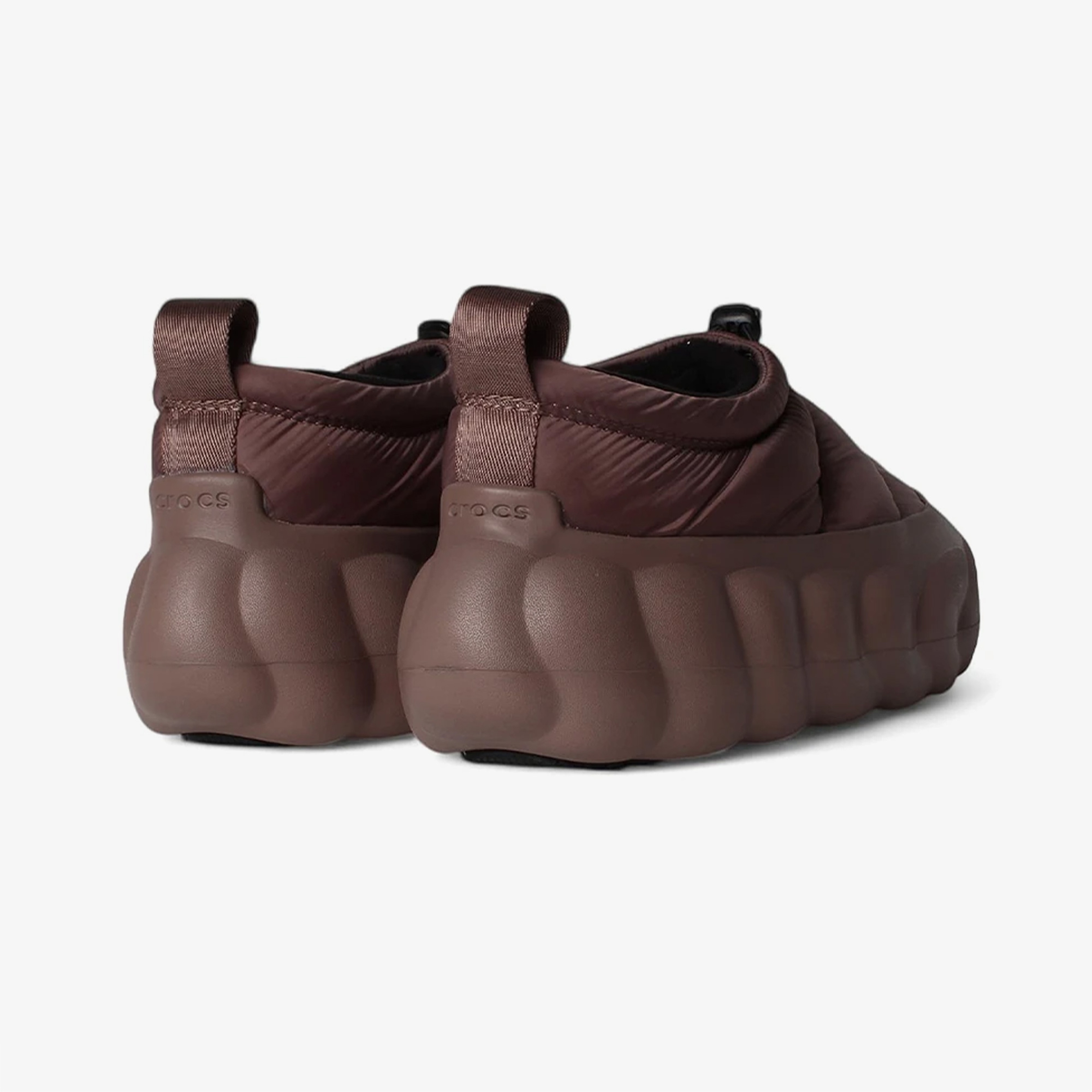 Crocs Overpuff Shorty Kadın Kahverengi Terlik