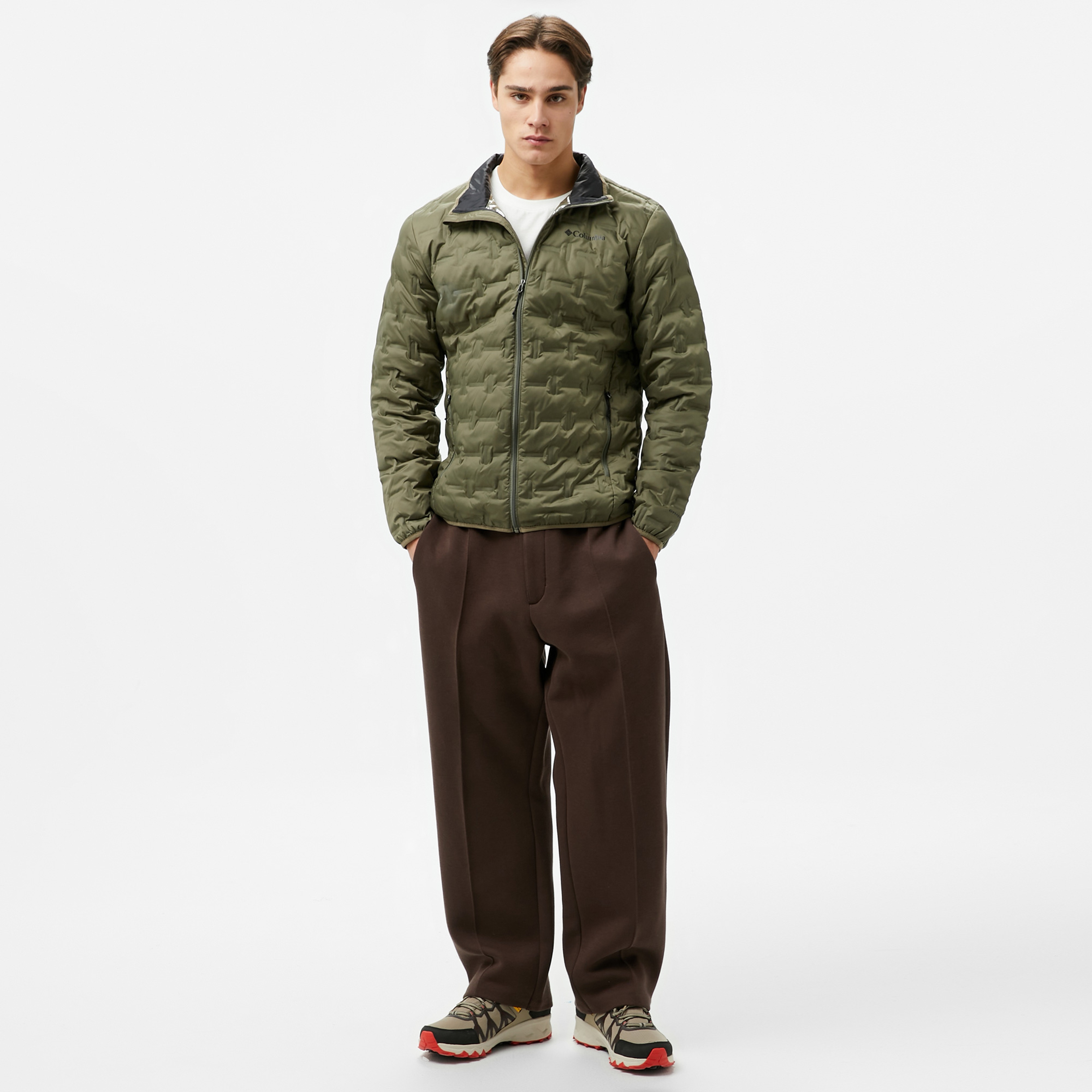 Columbia Delta Ridge Down Erkek Yeşil Mont