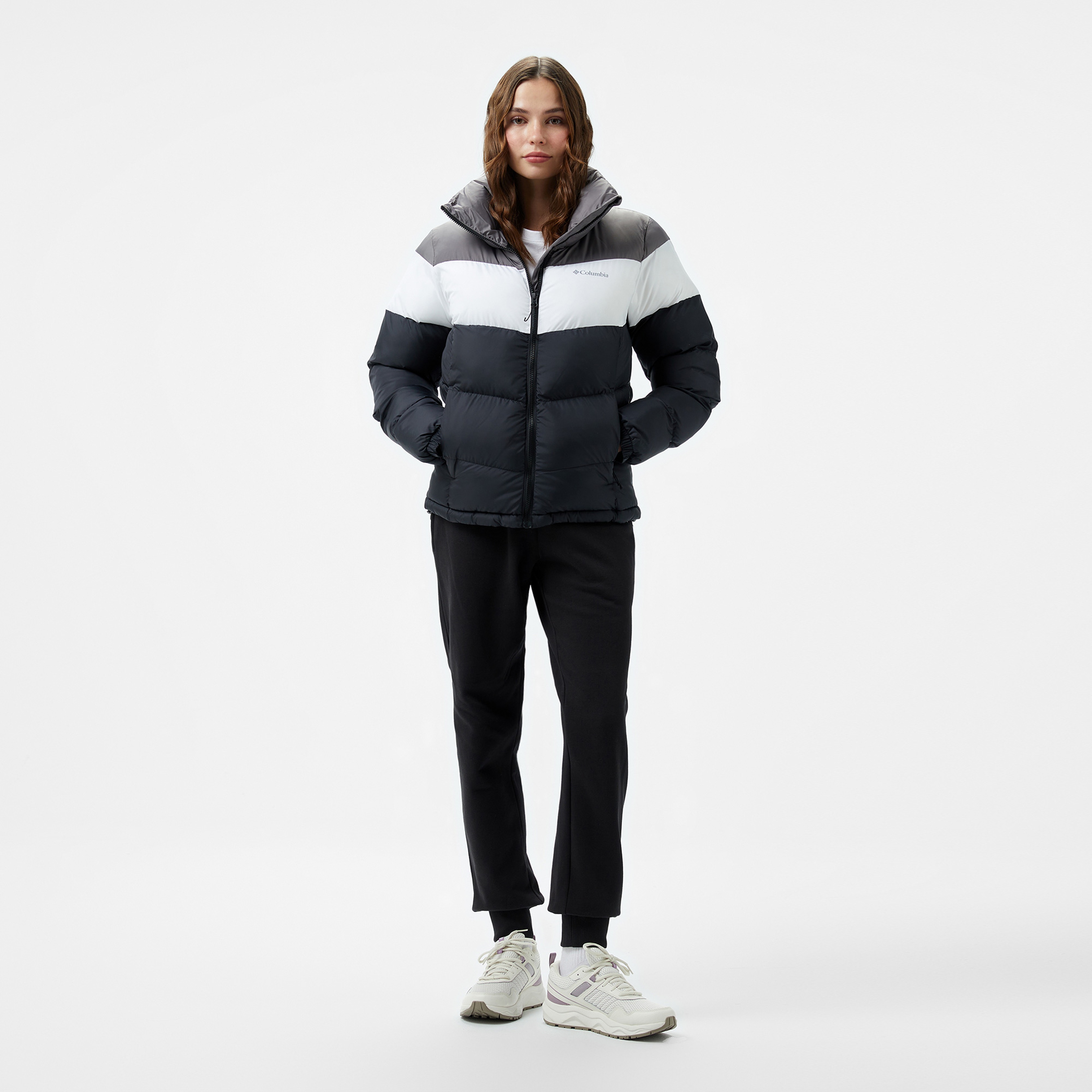 Columbia Puffect Colorblock Kadın Siyah Mont