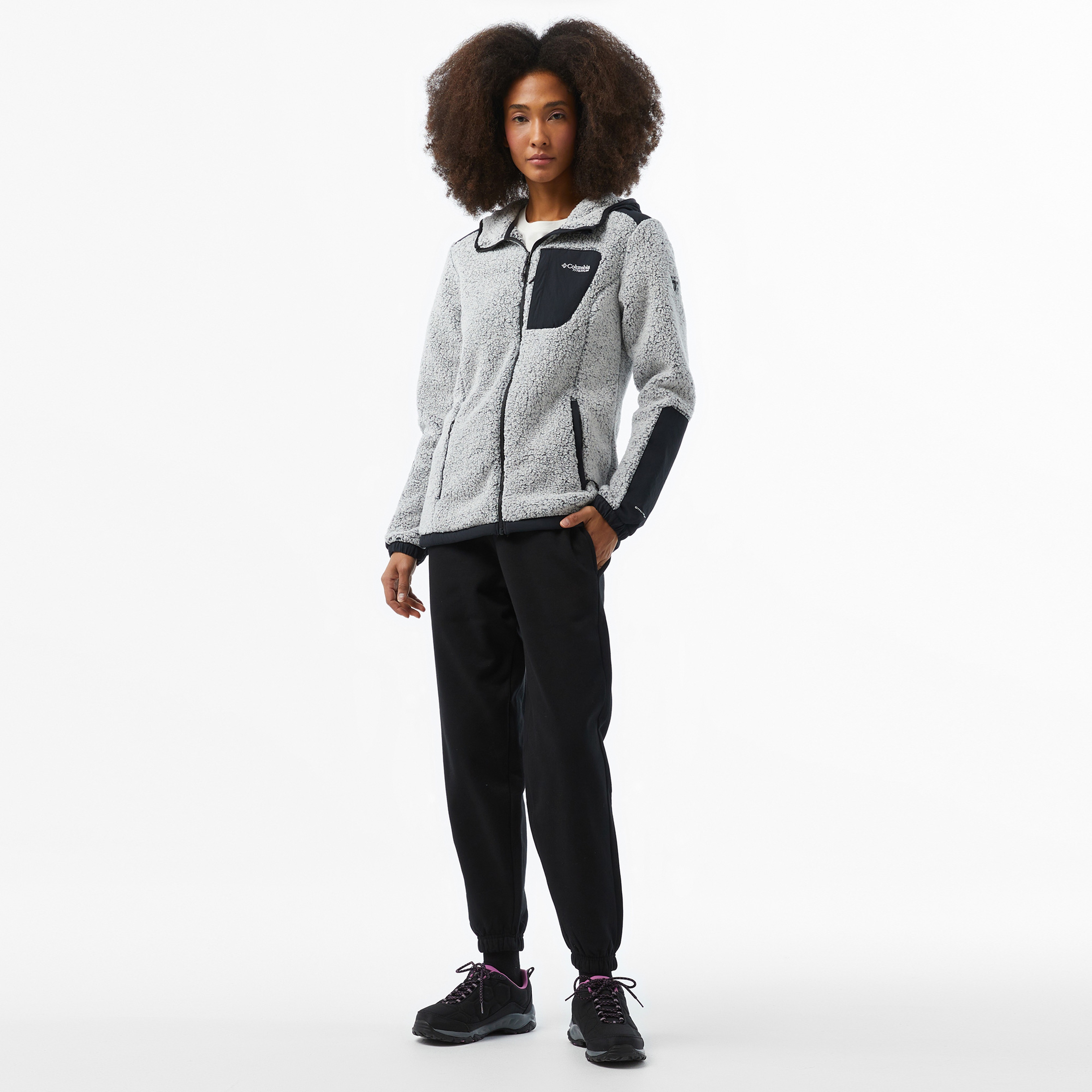 Columbia Arctic Crest Sherpa Full Zip Çocuk Beyaz Mont