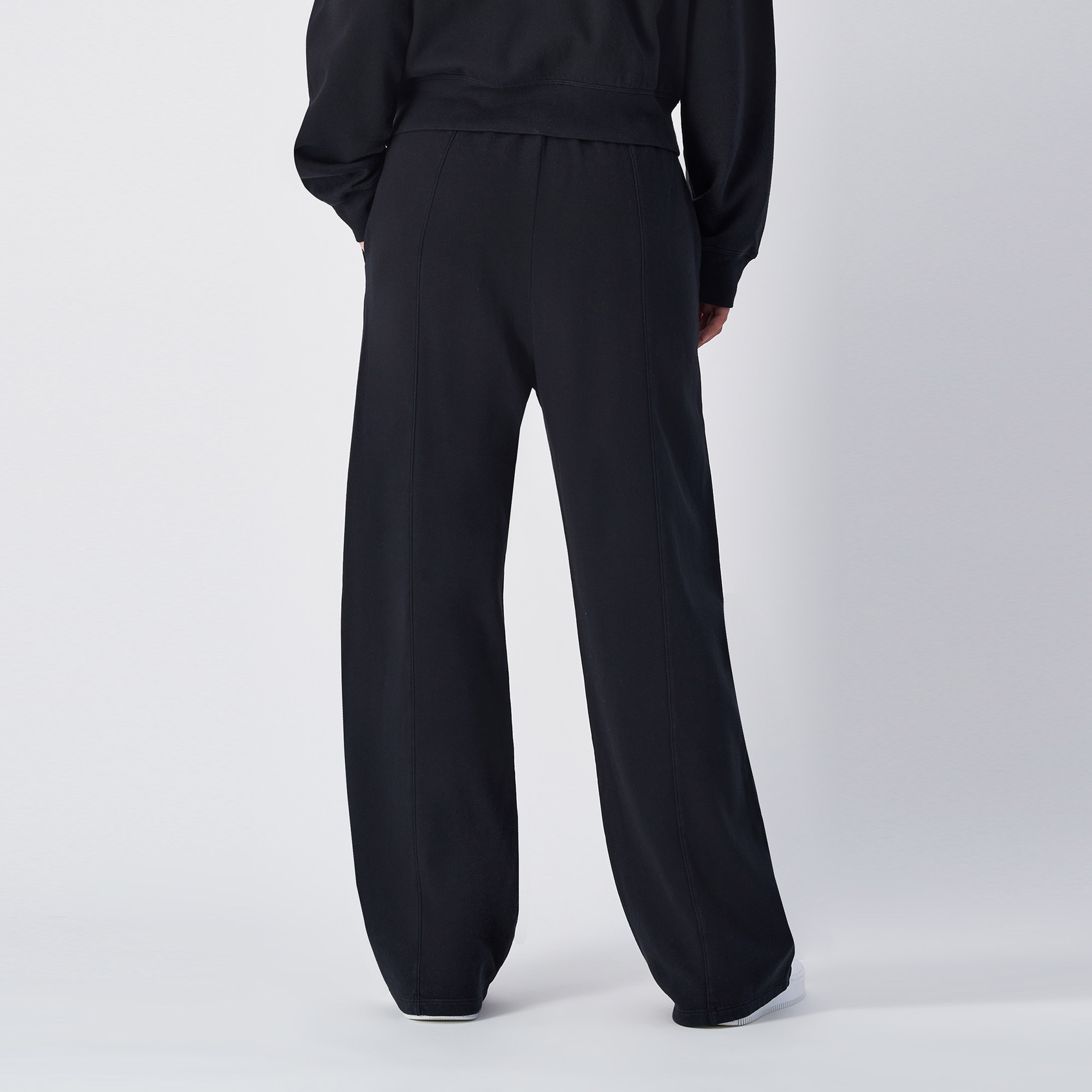 Champion Wide Leg Kadın Siyah Eşofman Altı