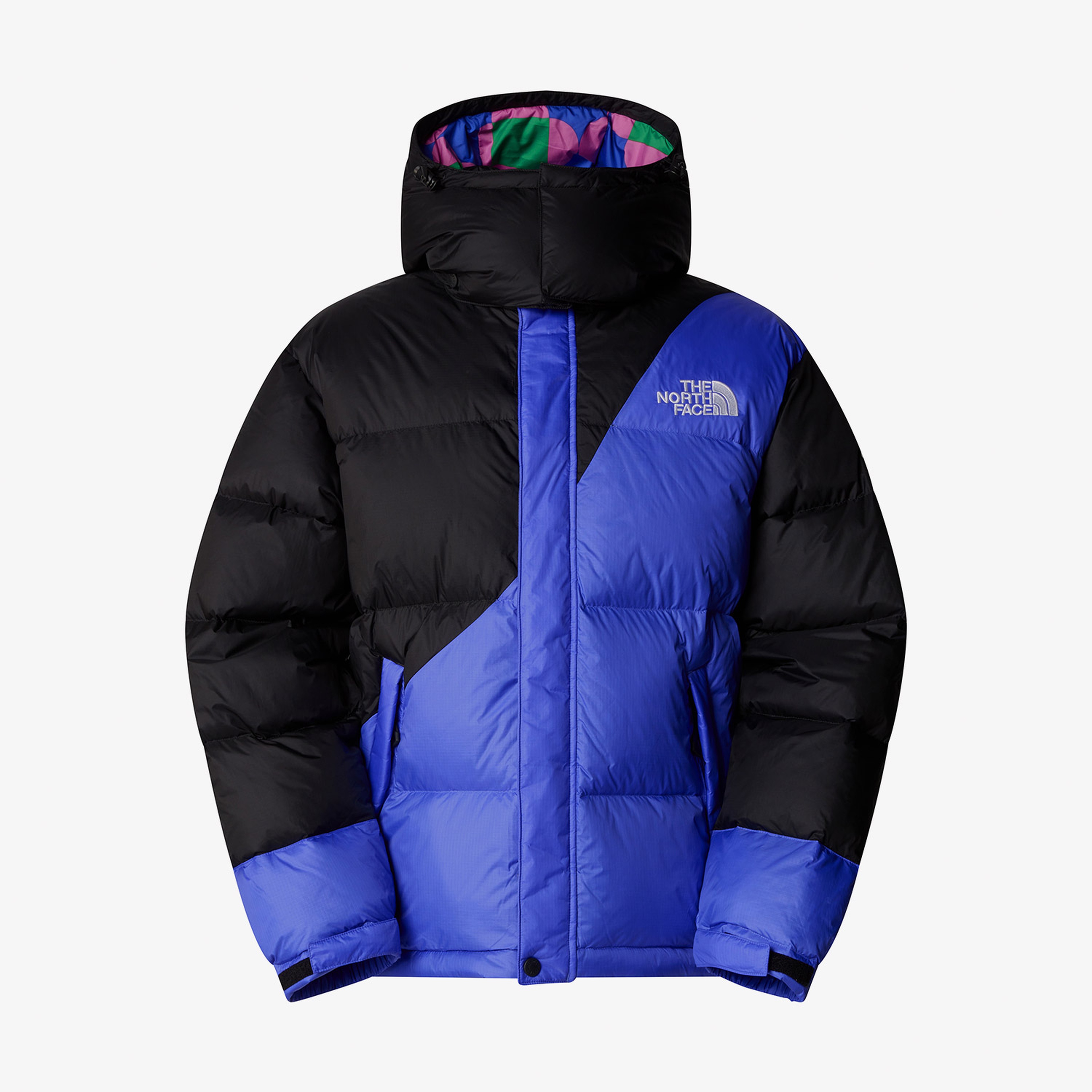 The North Face Down Puffer Erkek Siyah/Mavi Outdoor Mont