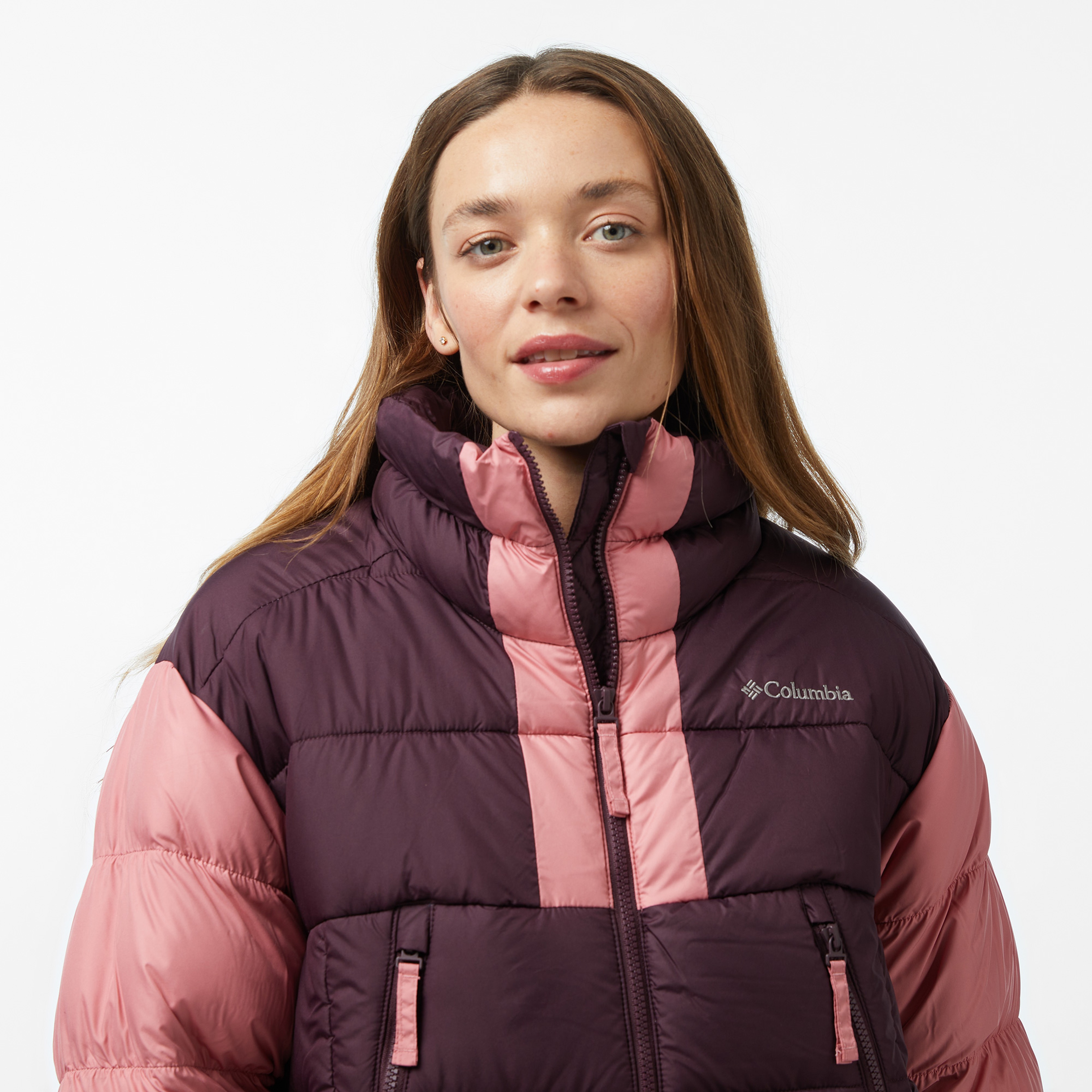 Columbia Pike Lake Cropped Kadın Kırmızı Mont