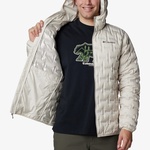 Columbia Delta Ridge II Down Hooded Erkek Krem Mont