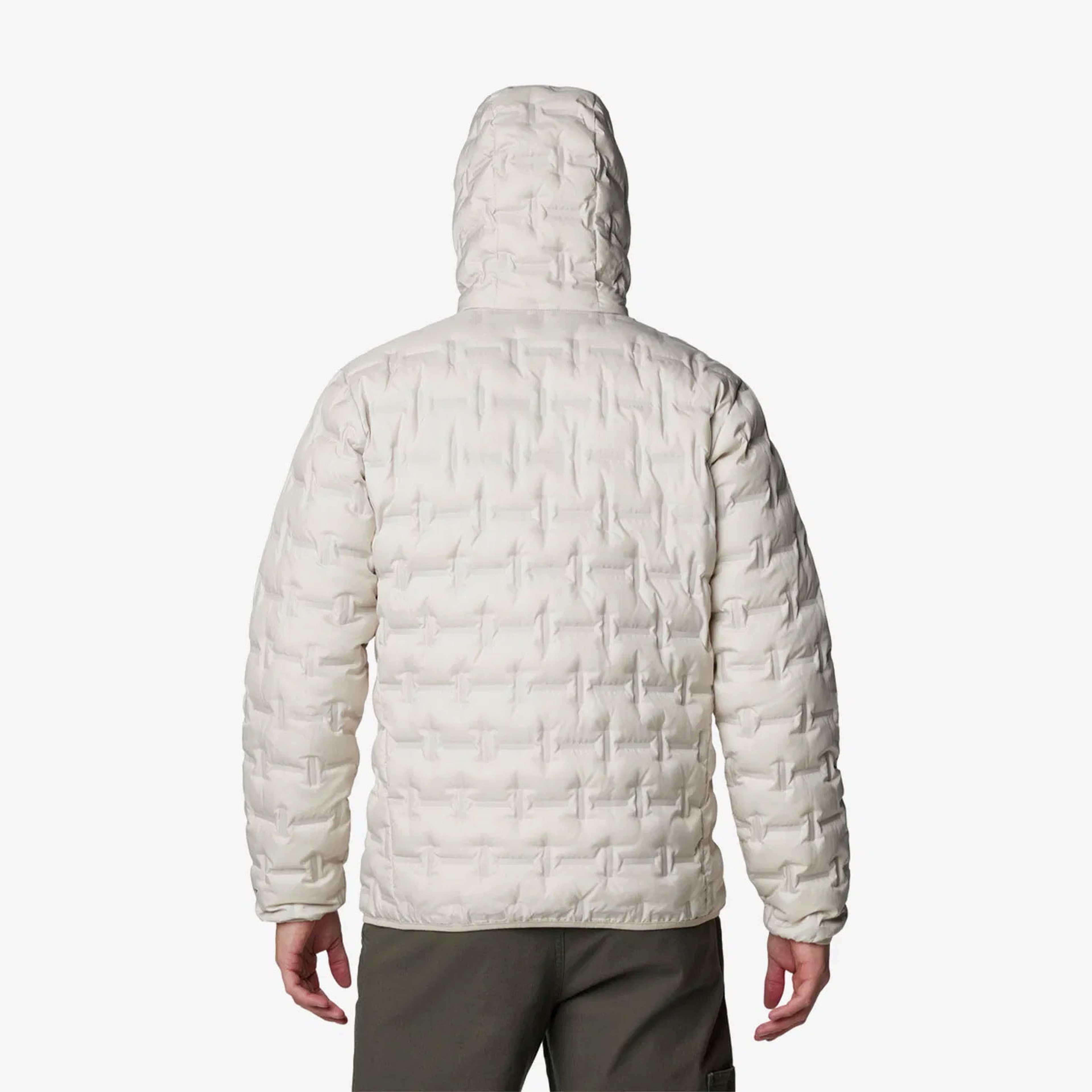 Columbia Delta Ridge II Down Hooded Erkek Krem Mont