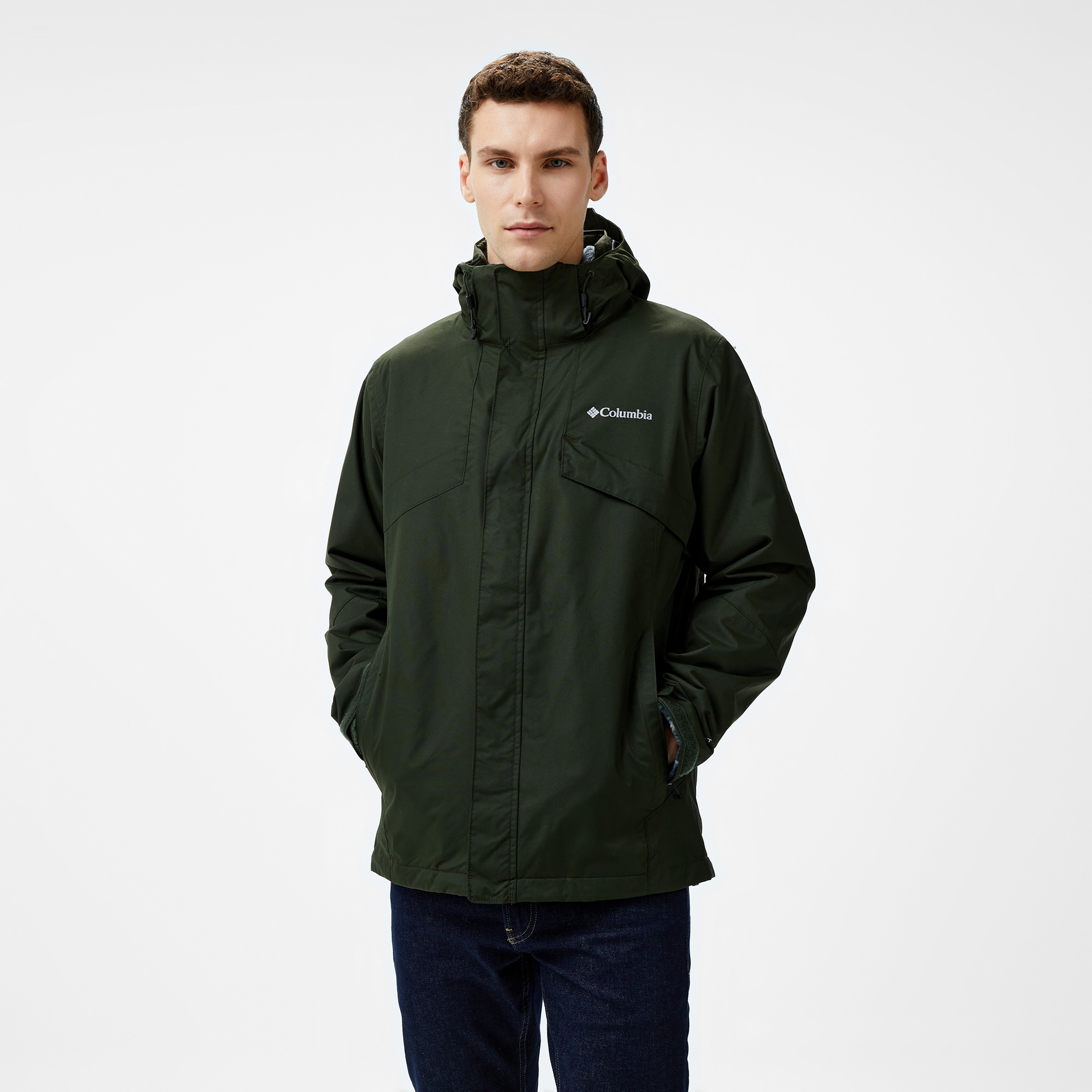 Columbia Bugaboo Fleece İnterchange Erkek Yeşil Mont