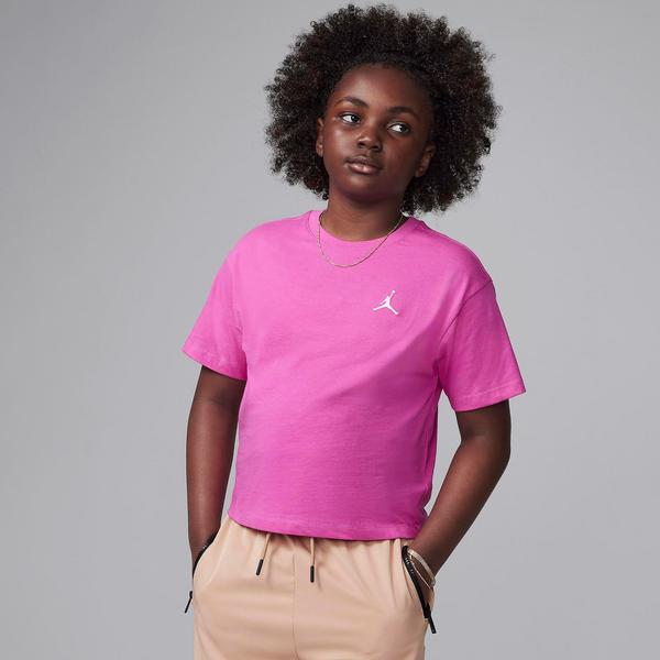 Jordan Jdg Mj Brklyn Essentials Ss Çocuk Pembe T-Shirt