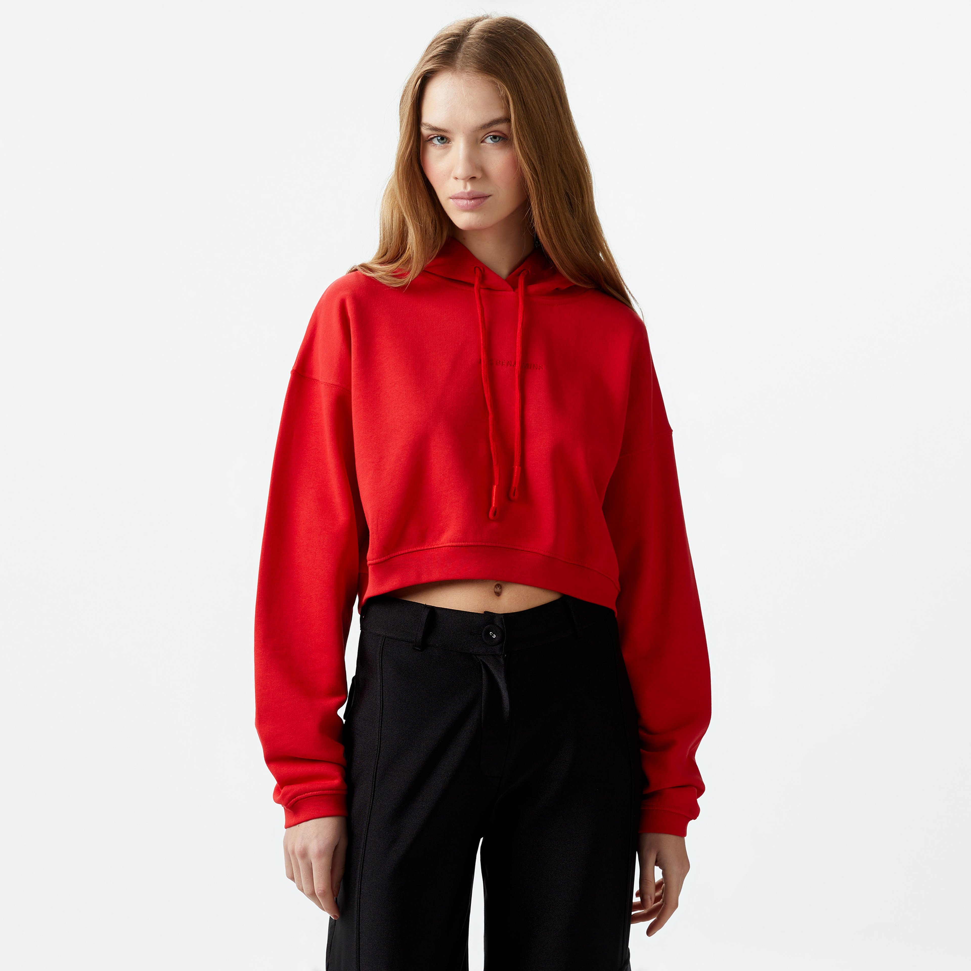 Les Benjamins 302 Unisex Kırmızı Hoodie