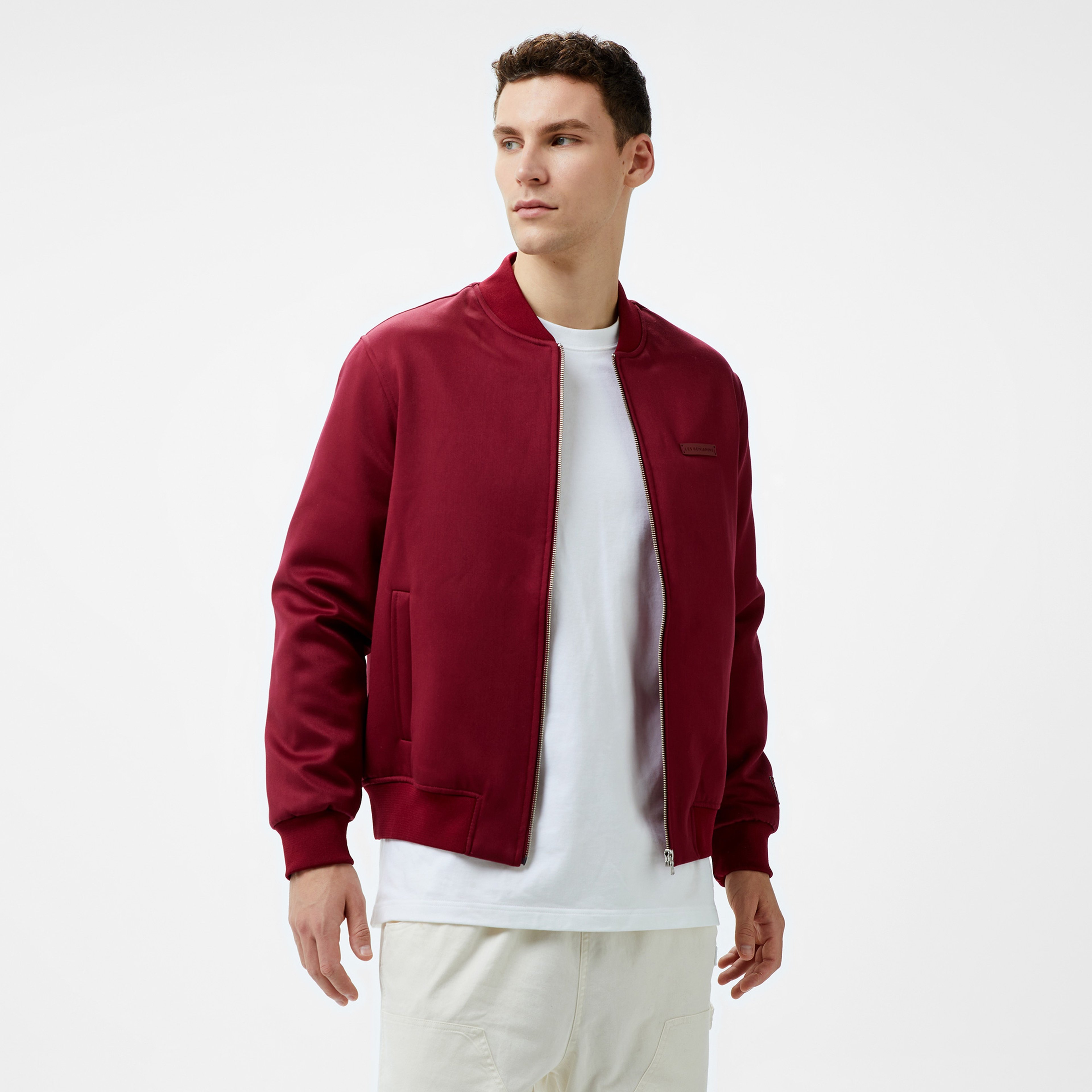 Les Benjamins Bomber 301 Erkek Bordo Ceket