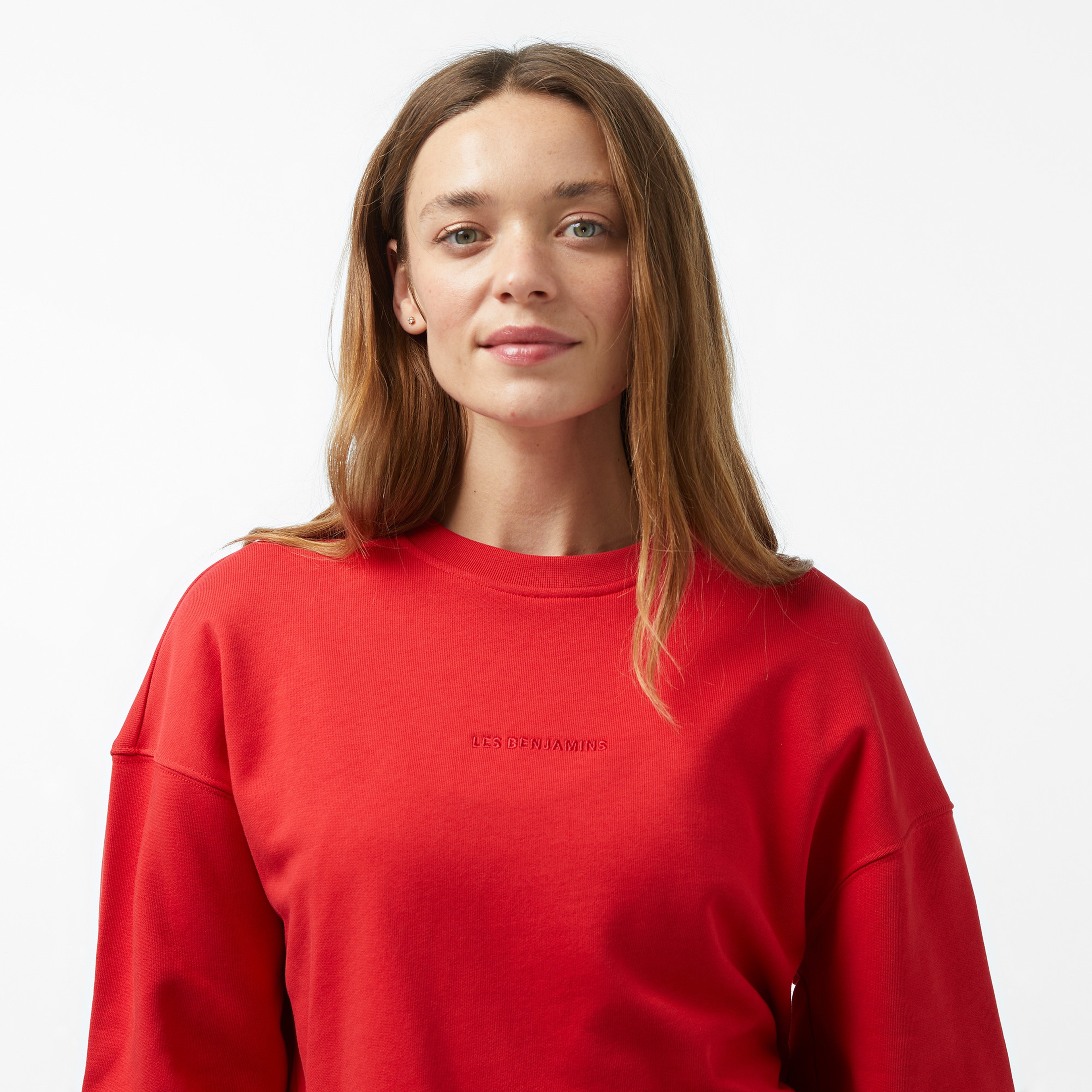 Les Benjamins 302 Kadın Kırmızı Sweatshirt
