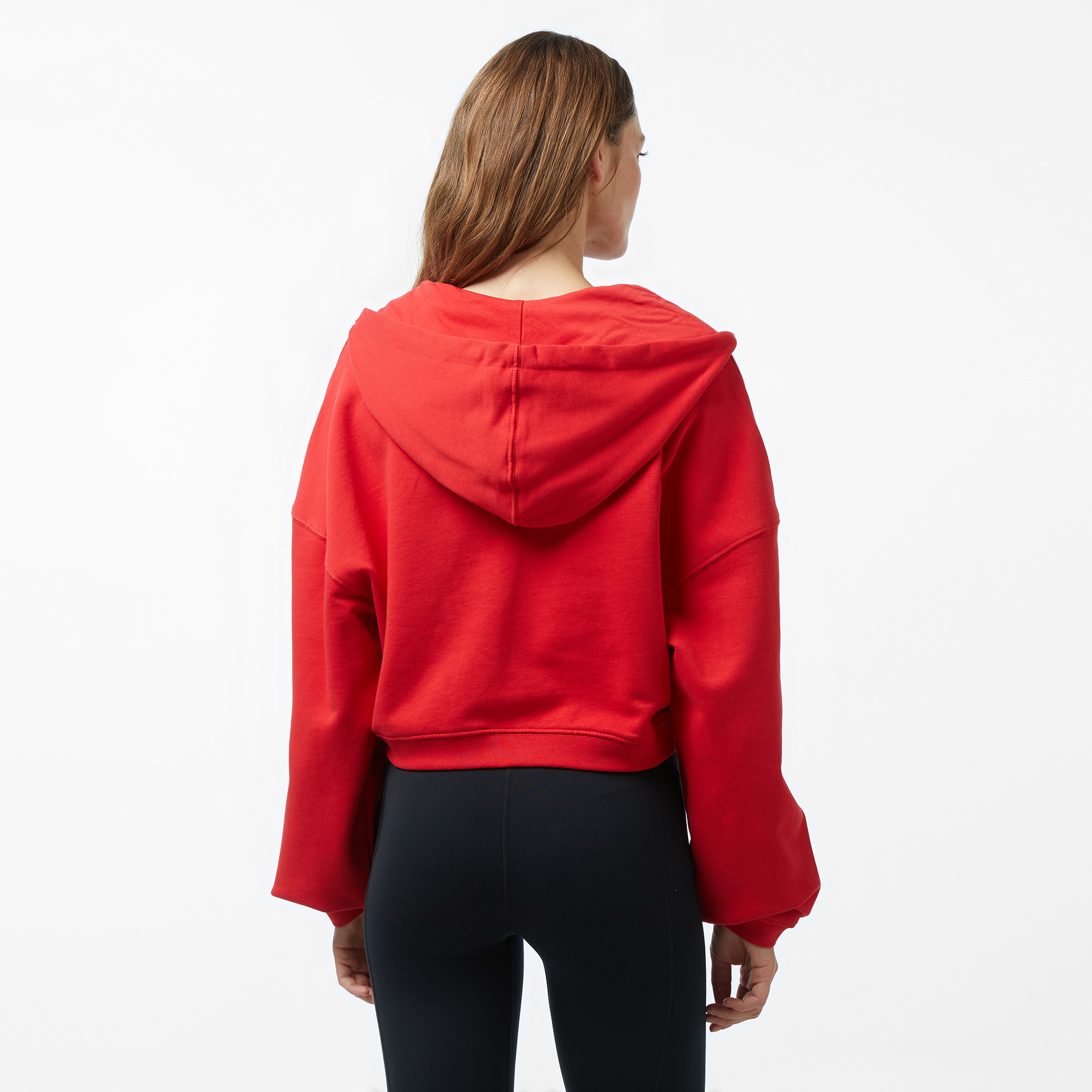 Les Benjamins Zip 302 Kadın Kırmızı Hoodie