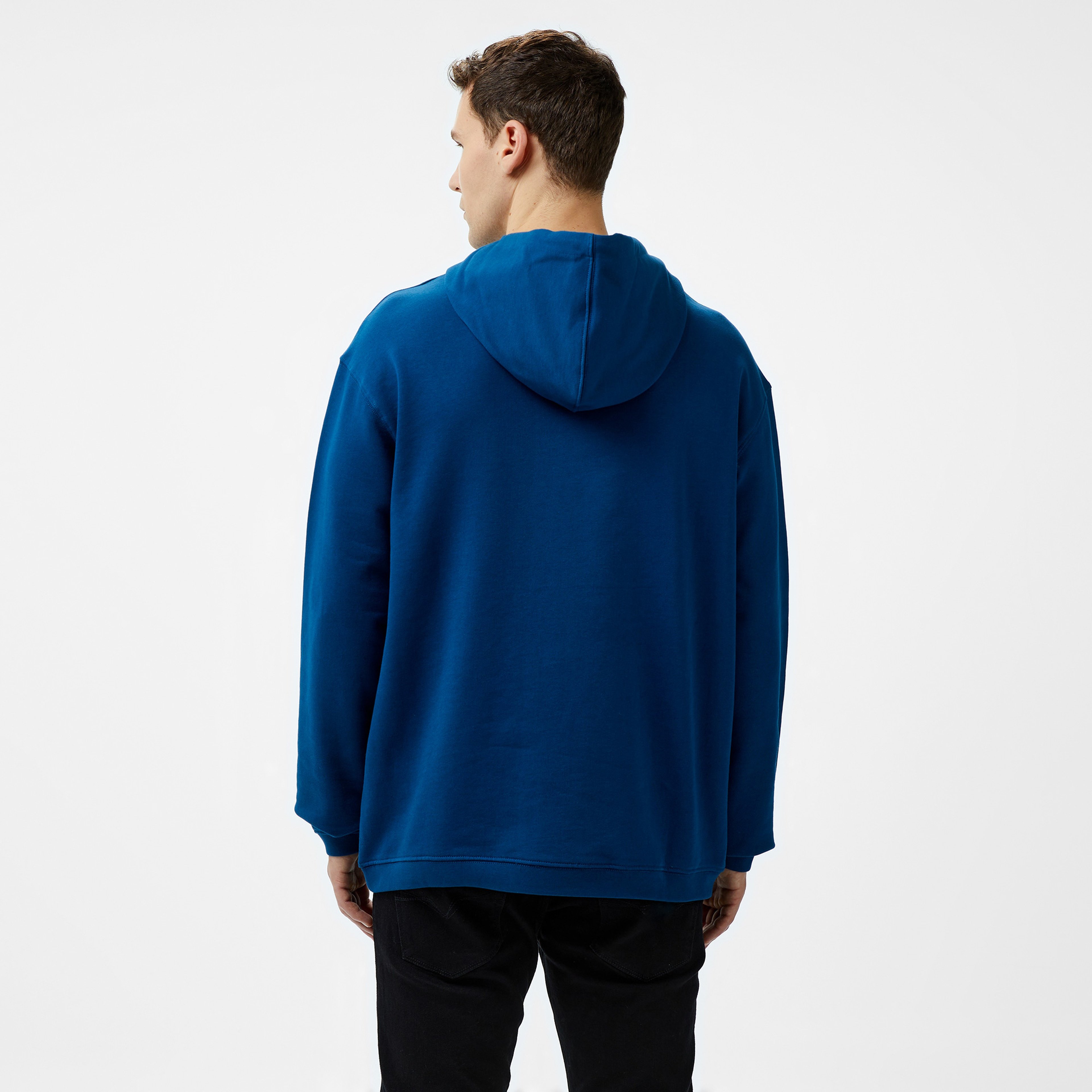 Les Benjamins 302 Erkek Lacivert Hoodie