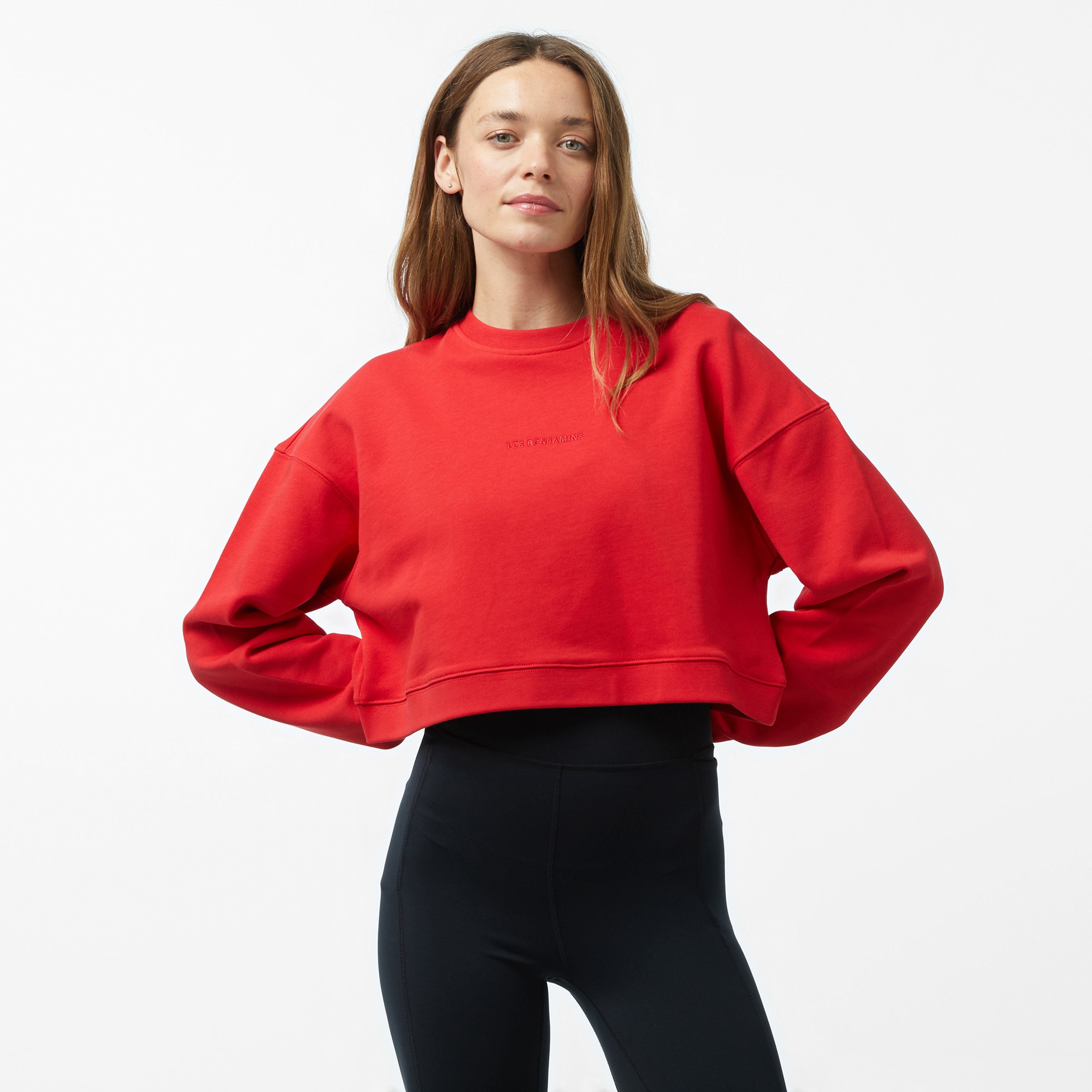 Les Benjamins 302 Kadın Kırmızı Sweatshirt