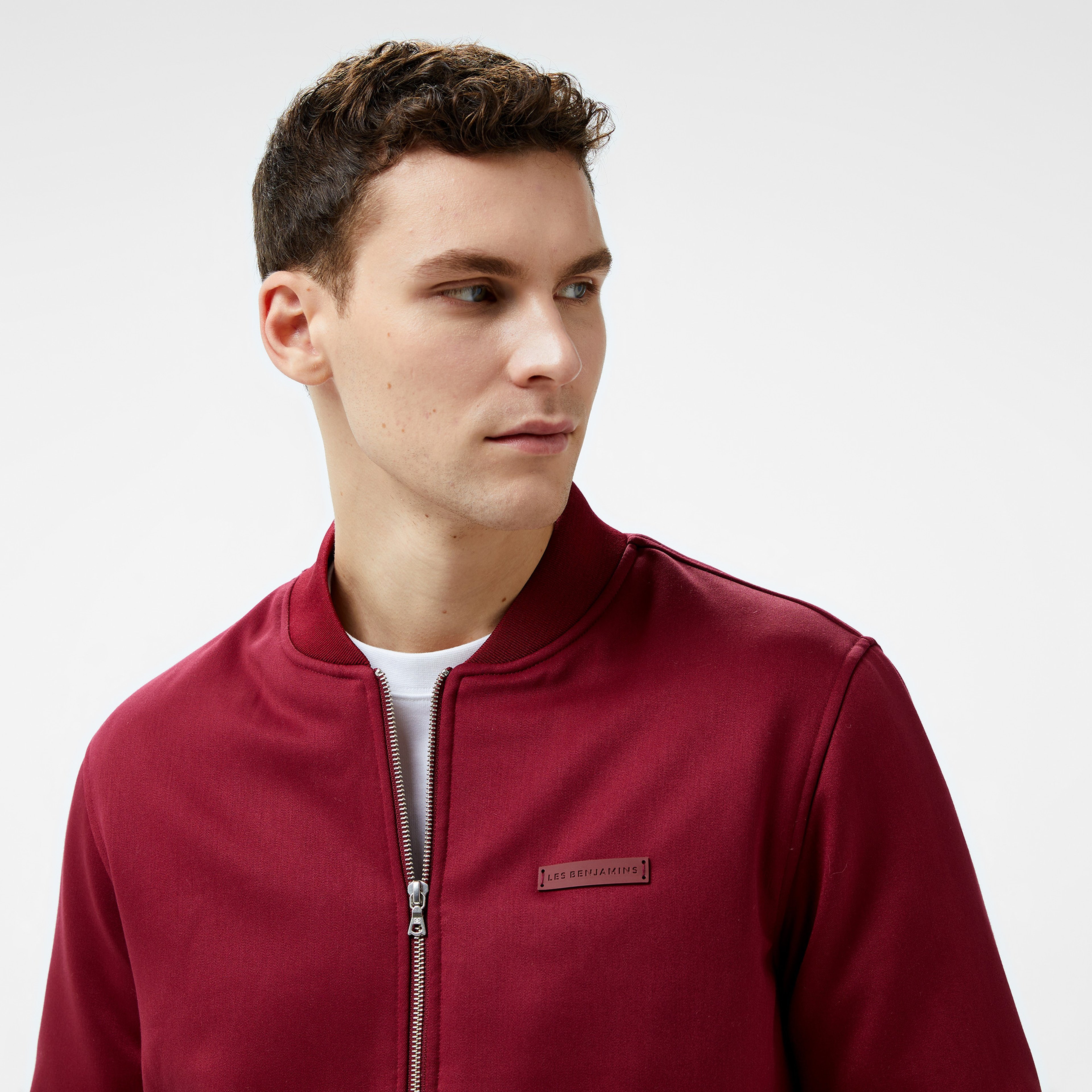 Les Benjamins Bomber 301 Erkek Bordo Ceket