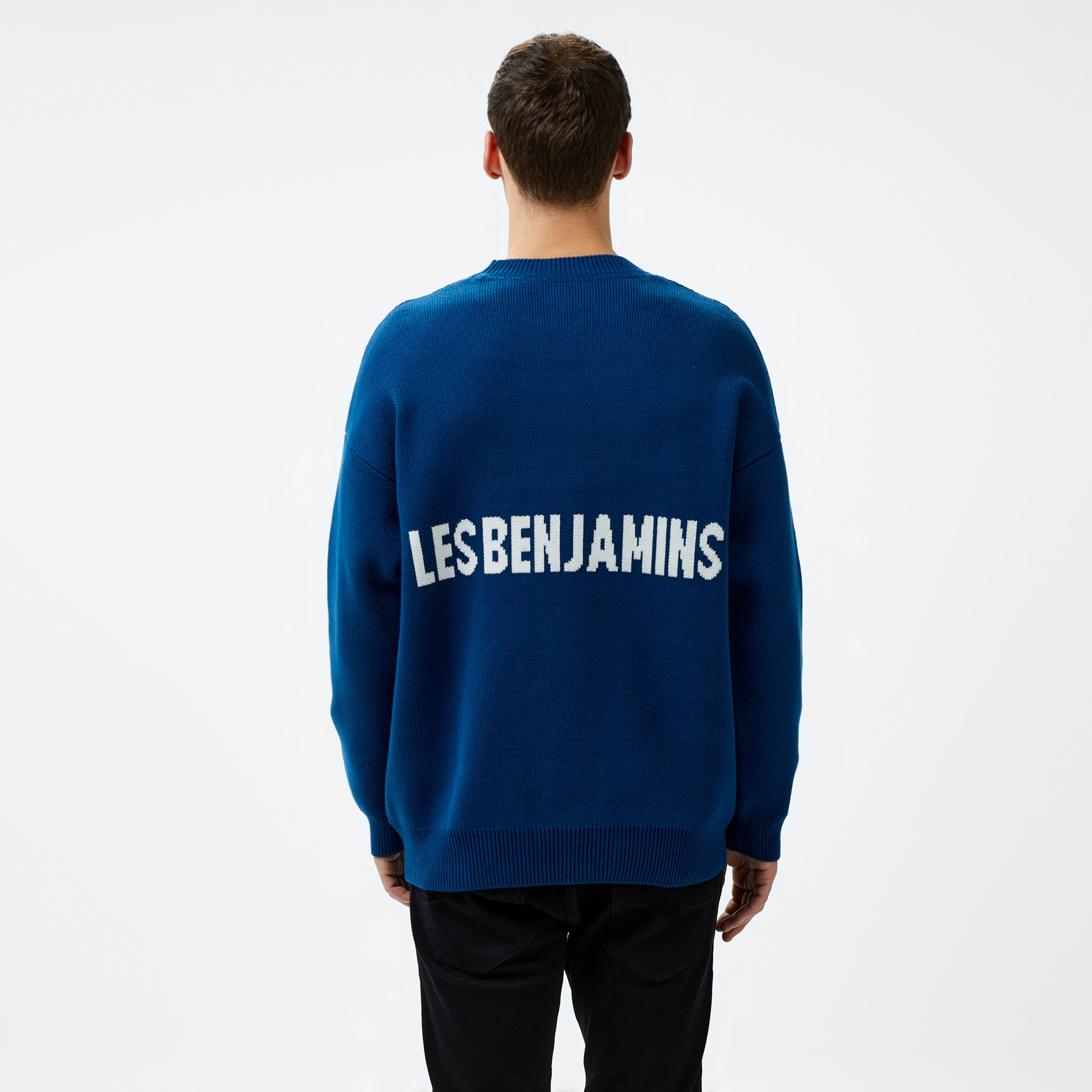 Les Benjamins 302 Erkek Lacivert Sweatshirt