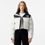 The North Face Nuptse Kadın Beyaz Ceket