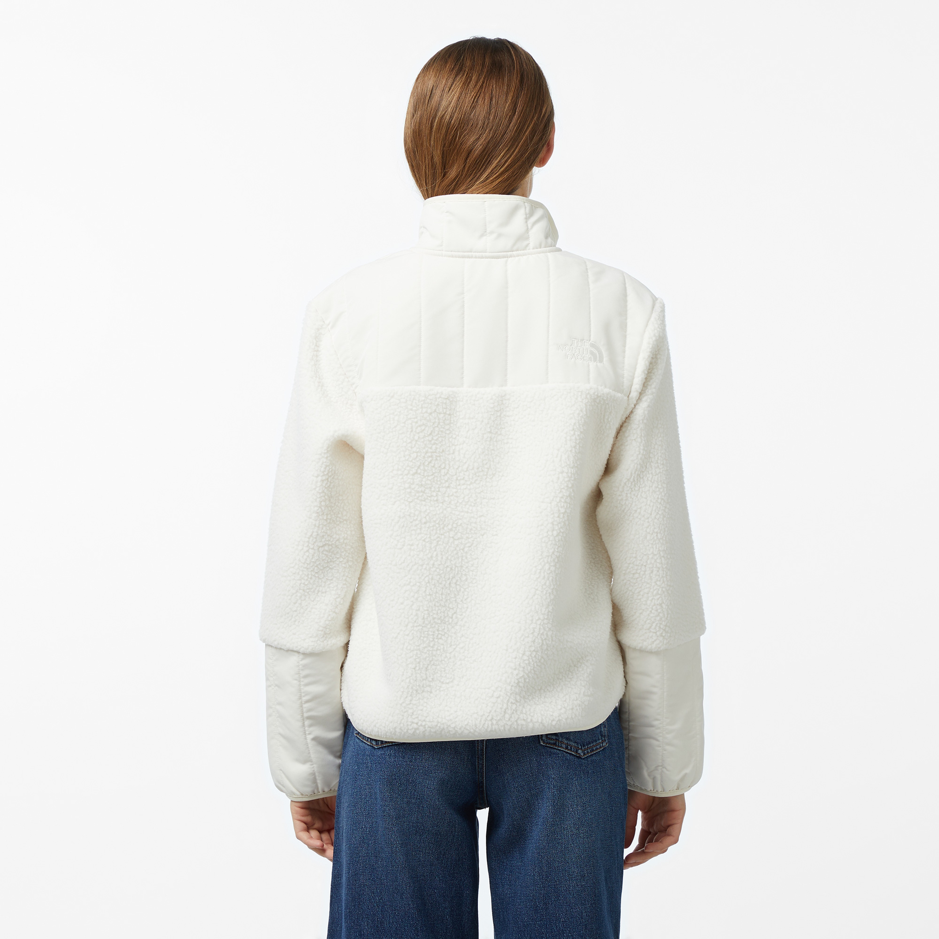 TNF Cragmont Fleece 1/4 Snap Kadın Beyaz Sweatshirt