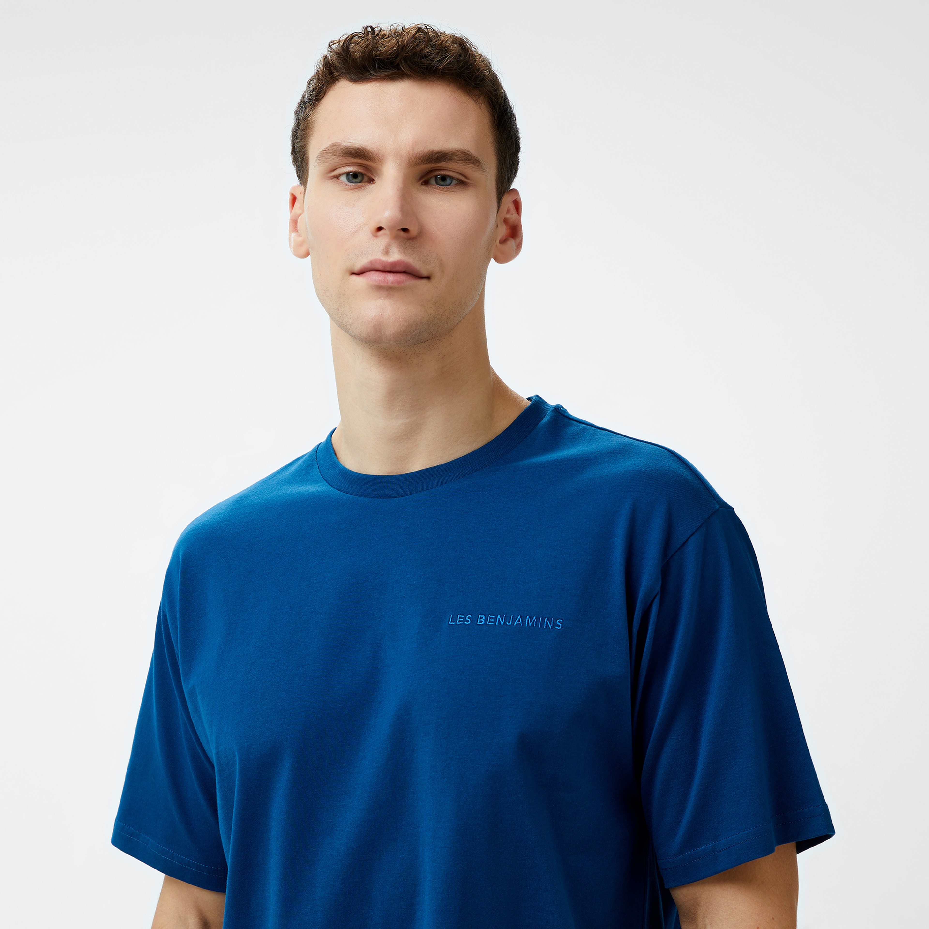 Les Benjamins Sleeve 302 Erkek Lacivert T-Shirt