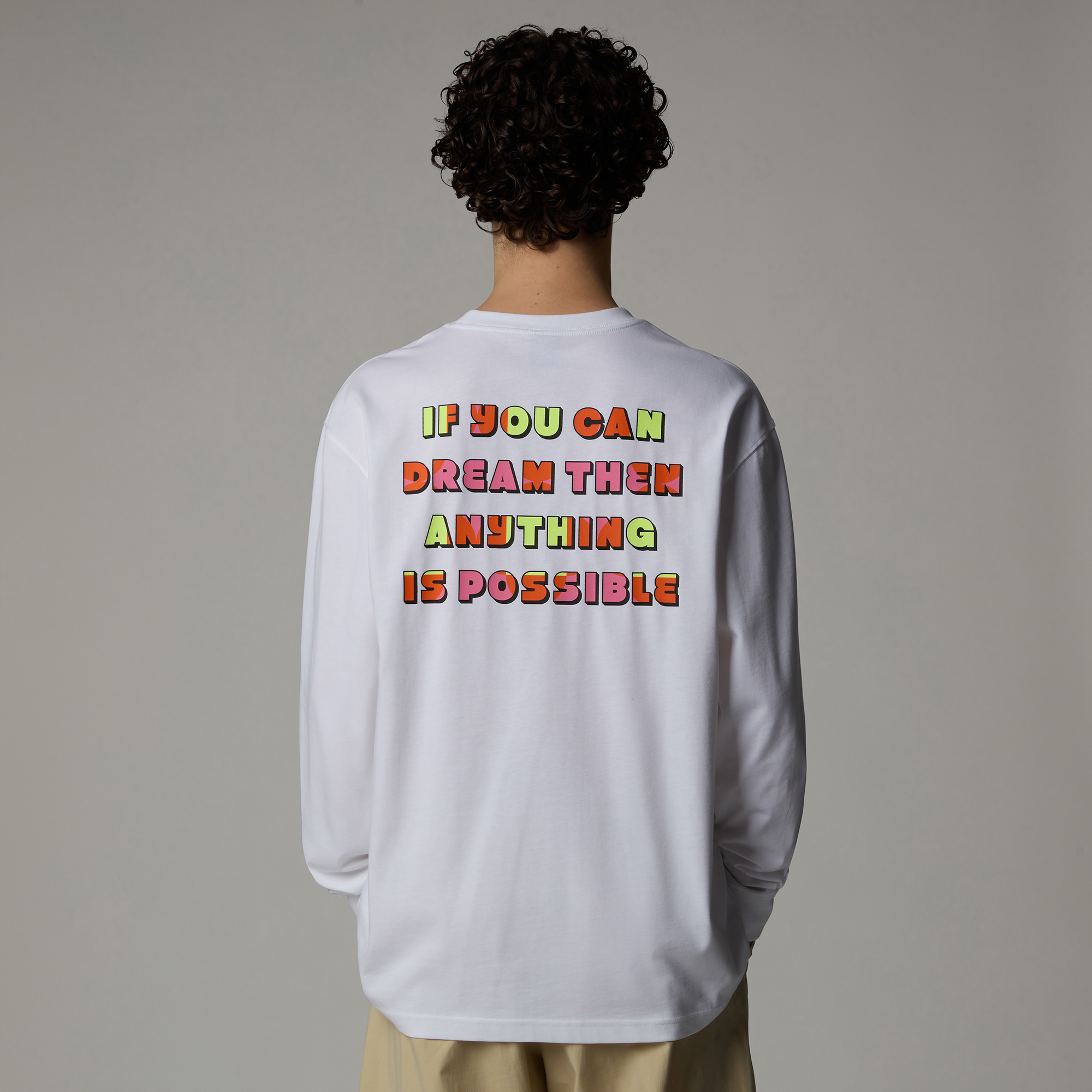 The North Face x Yinka Ilori Graphic Erkek Beyaz Sweatshirt