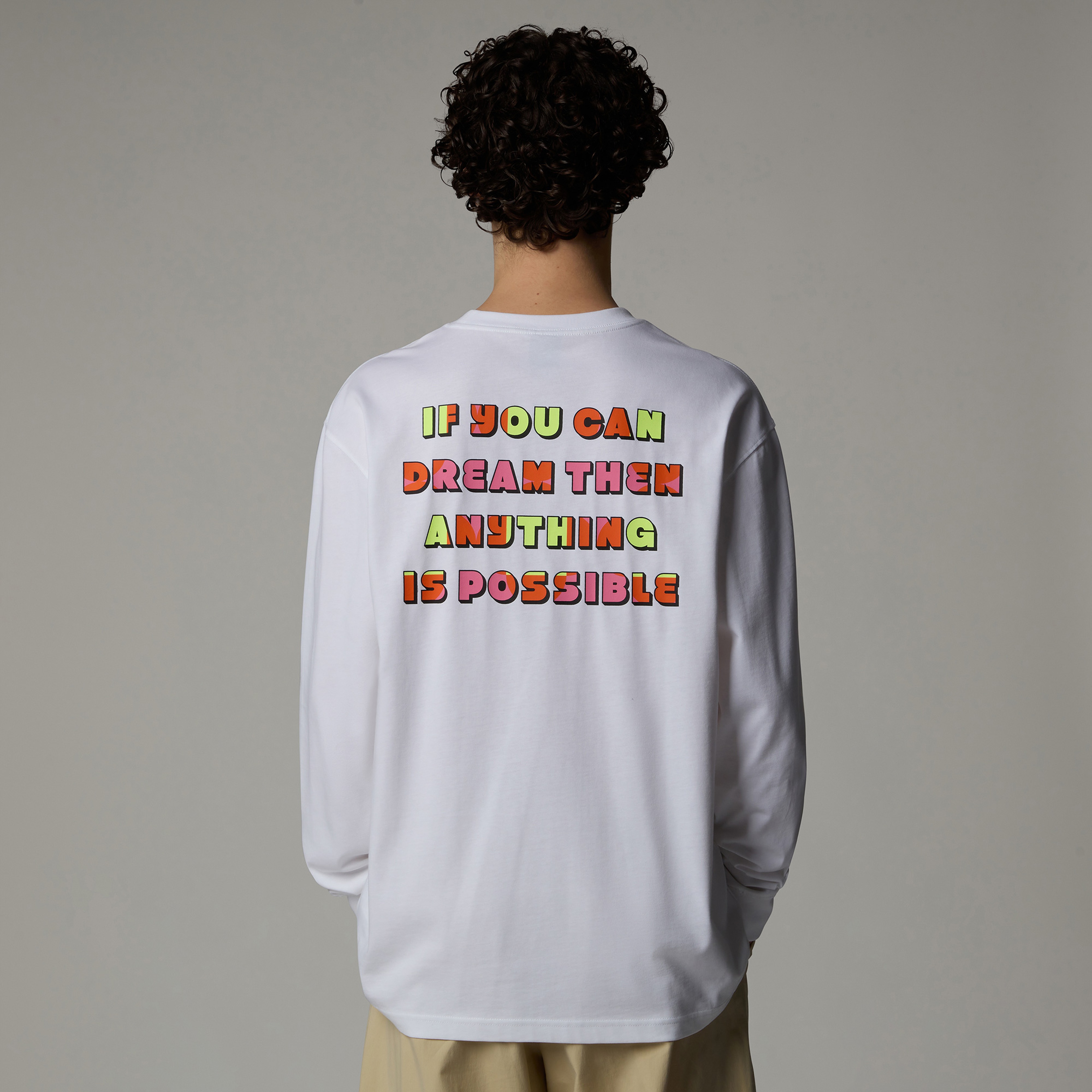 The North Face x Yinka Ilori Graphic Erkek Beyaz Sweatshirt