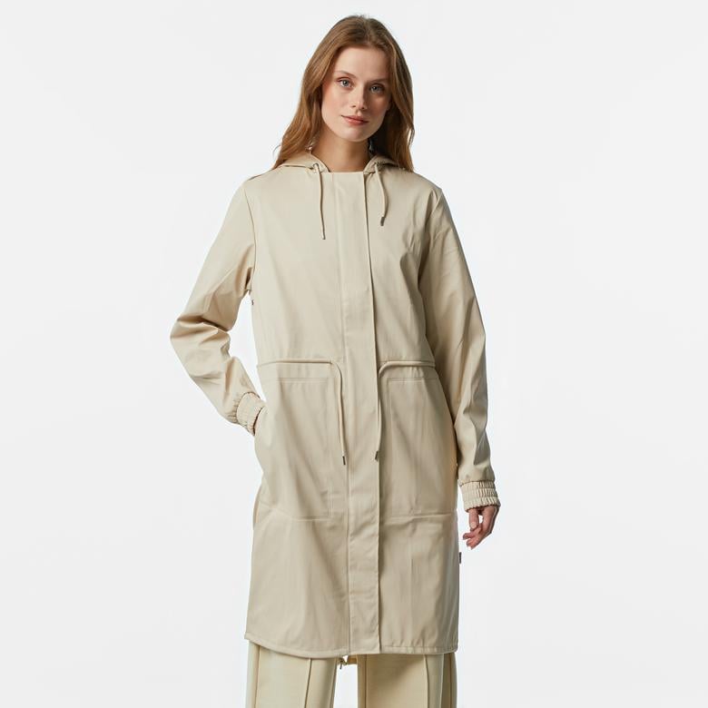 Rains String W Parka W3 Erkek Krem Yağmurluk