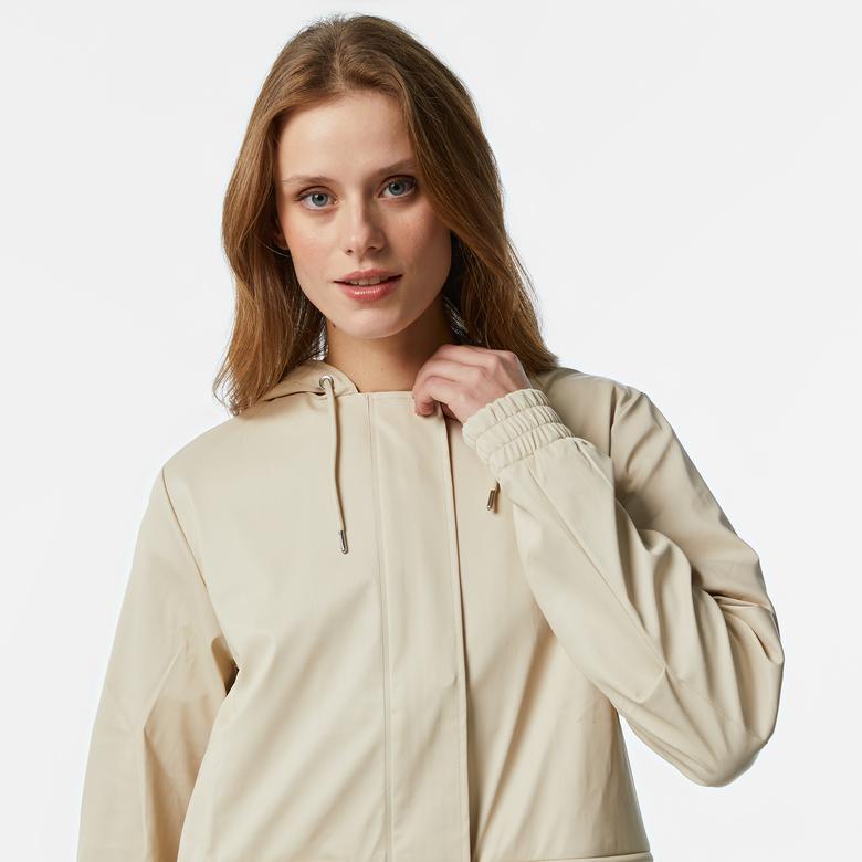 Rains String W Parka W3 Erkek Krem Yağmurluk