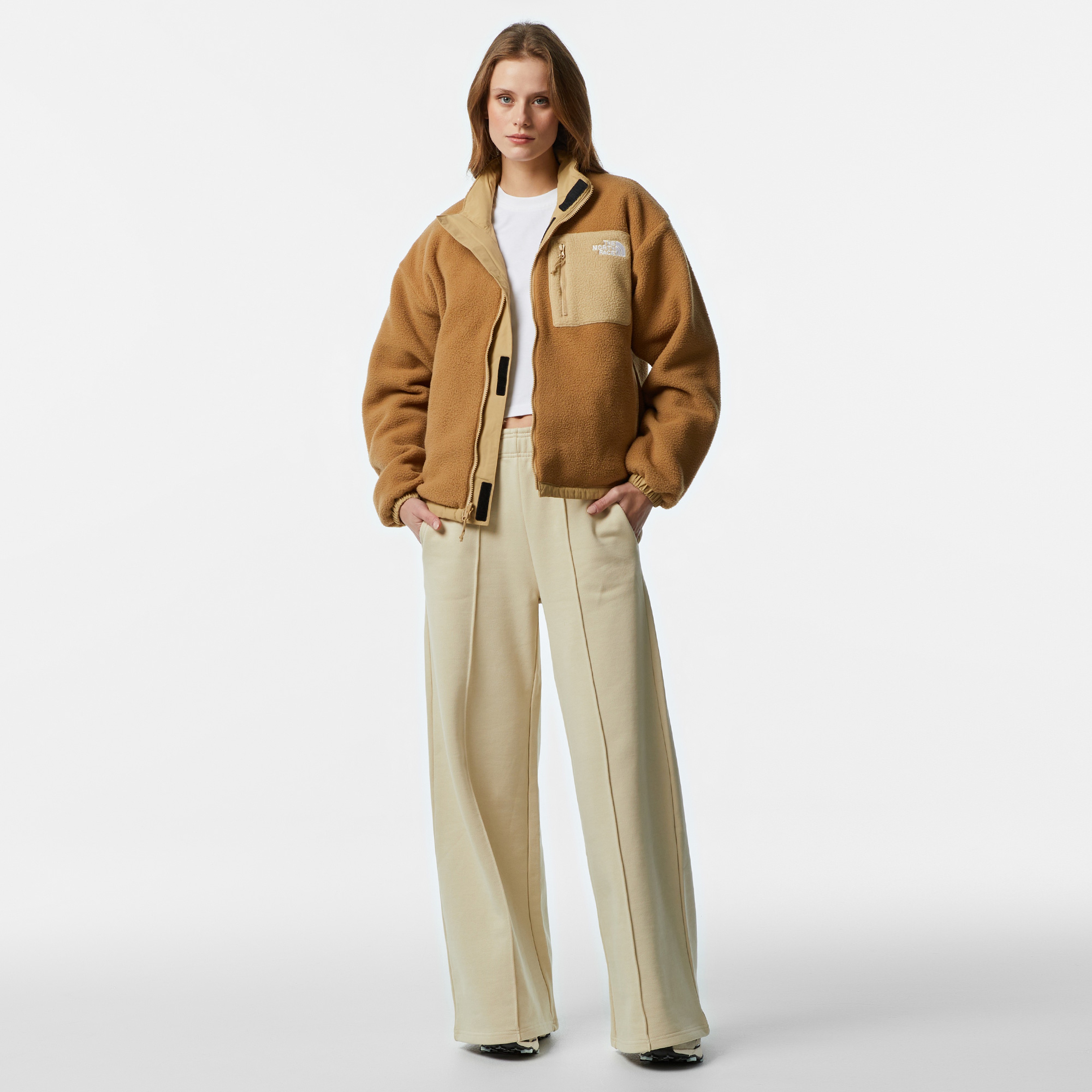 The North Face Yumiori Çift Taraflı Kadın Haki Polar Mont