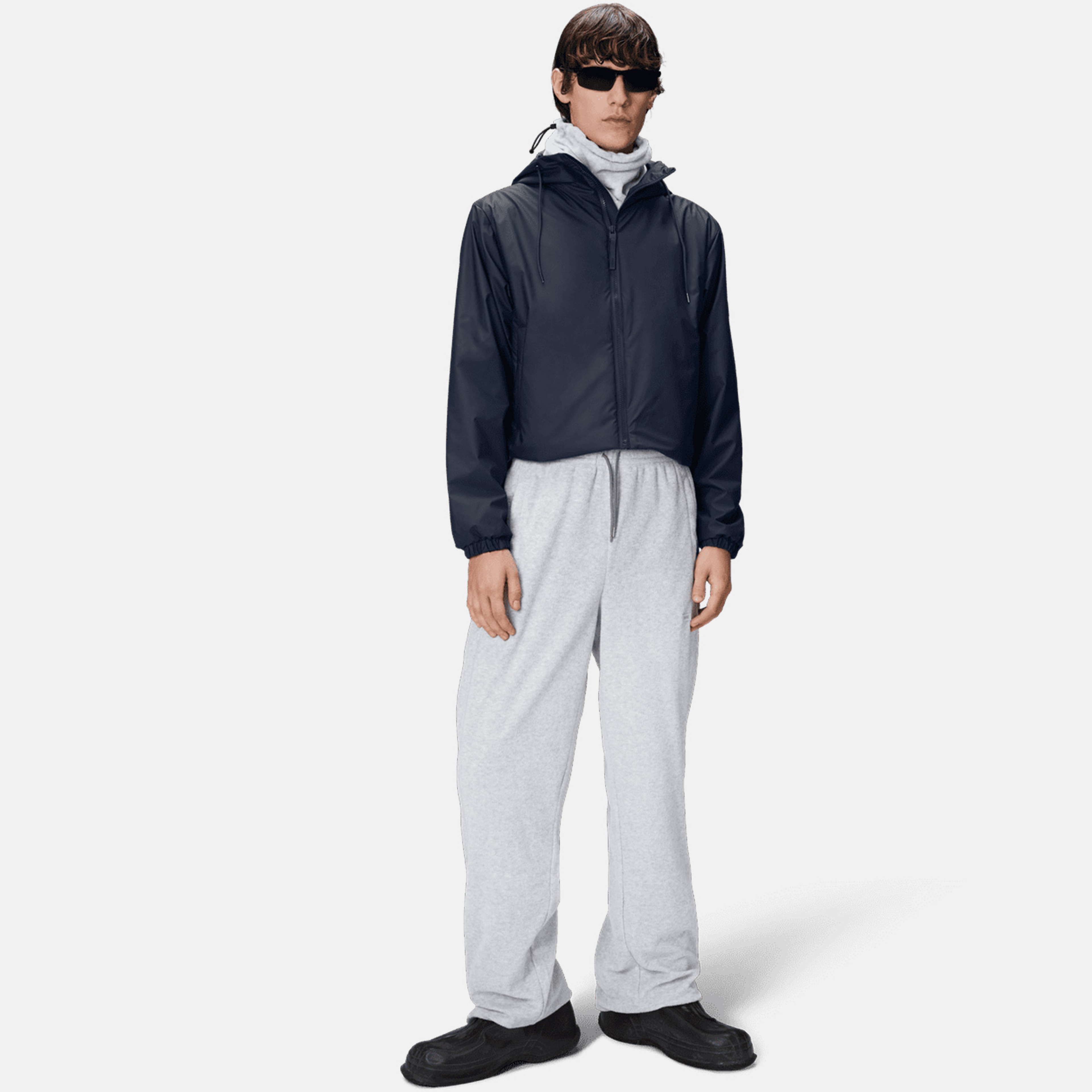 Rains Lohja Short Insulated W3T1 Erkek Lacivert Yağmurluk