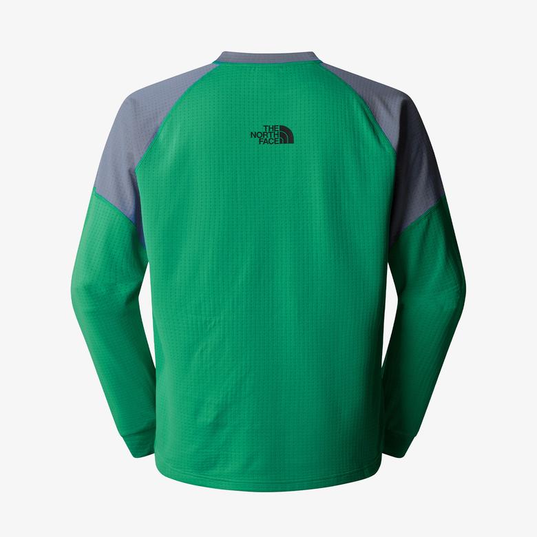 The North Face longsleeve Erkek Yeşil Sweatshirt