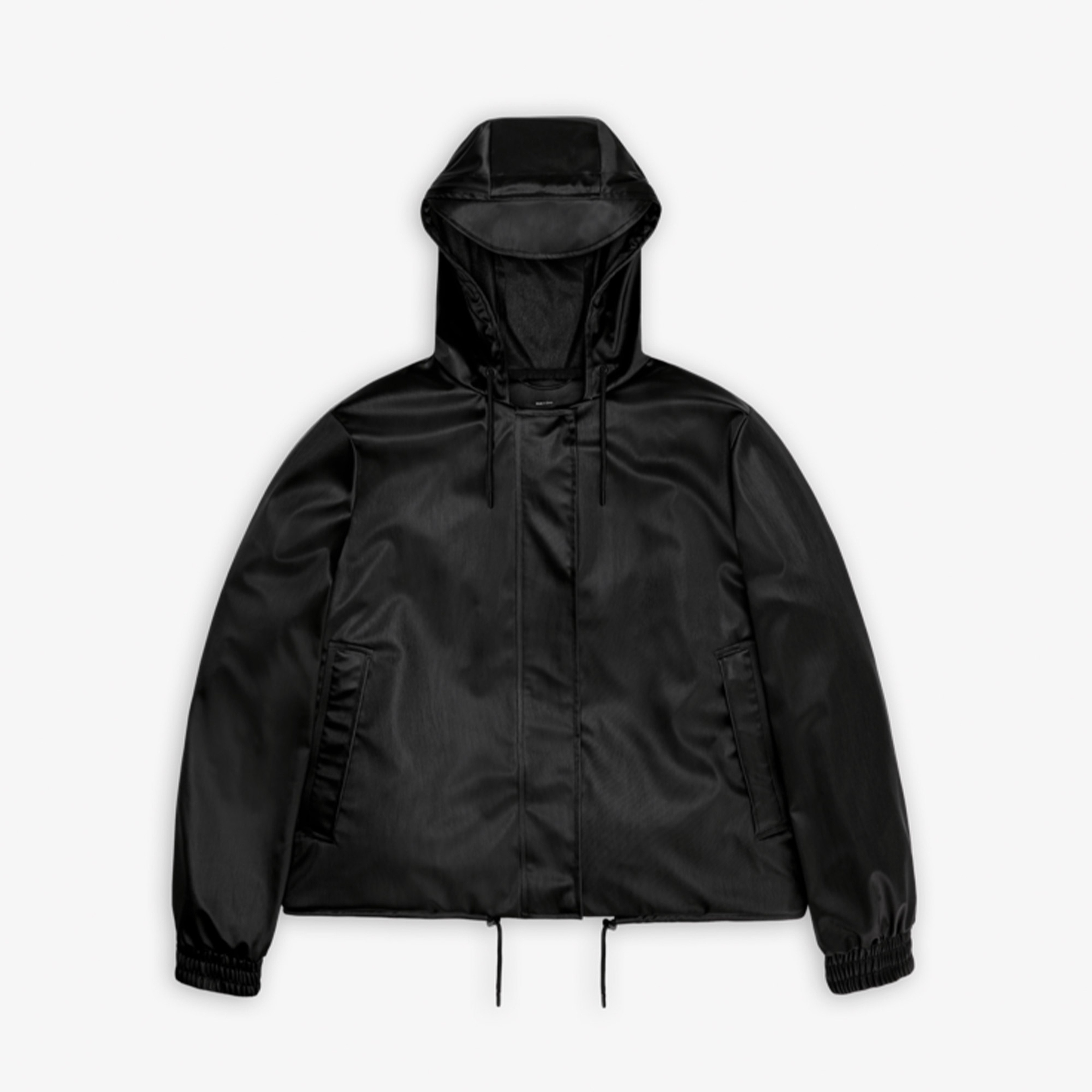 Rains String W W3 Erkek Siyah Yağmurluk