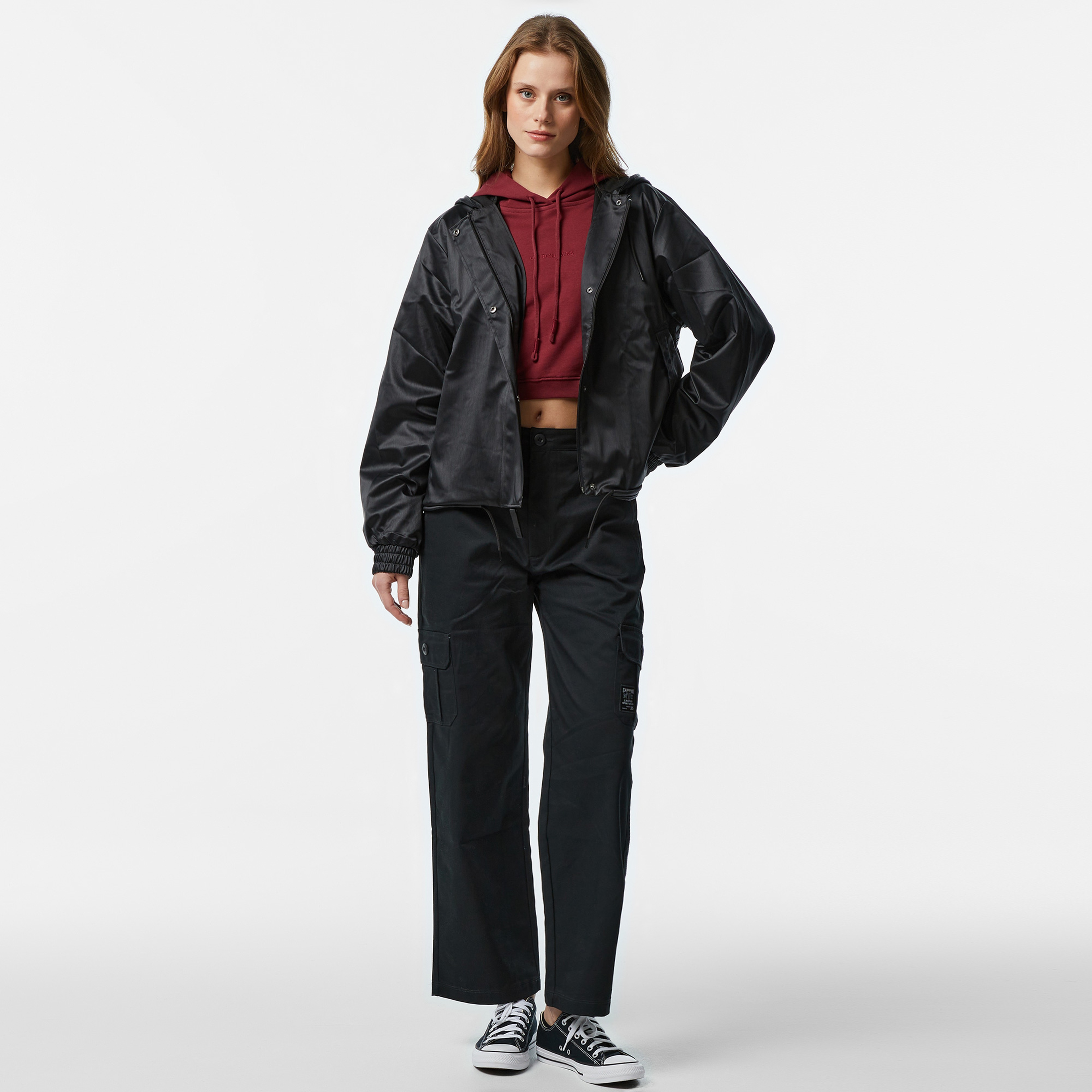 Rains String W W3 Erkek Siyah Yağmurluk