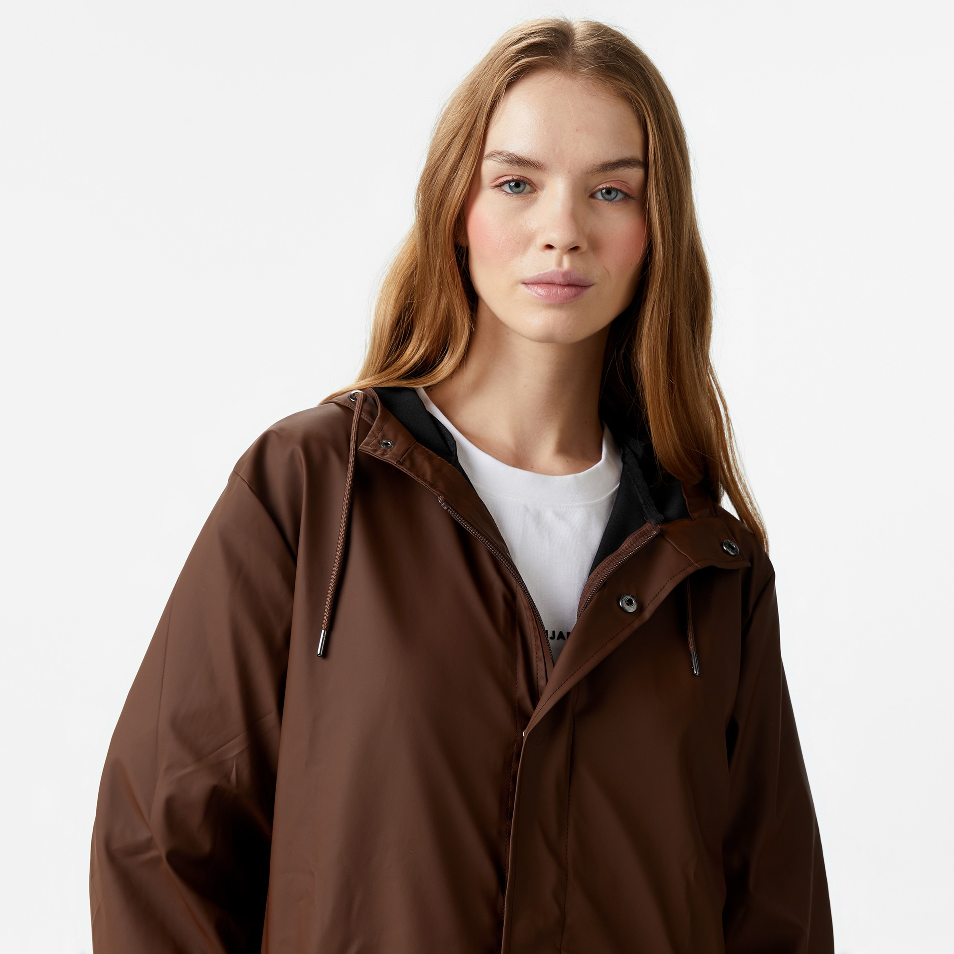 Rains Fishtail Parka W3 Erkek Kahverengi Yağmurluk